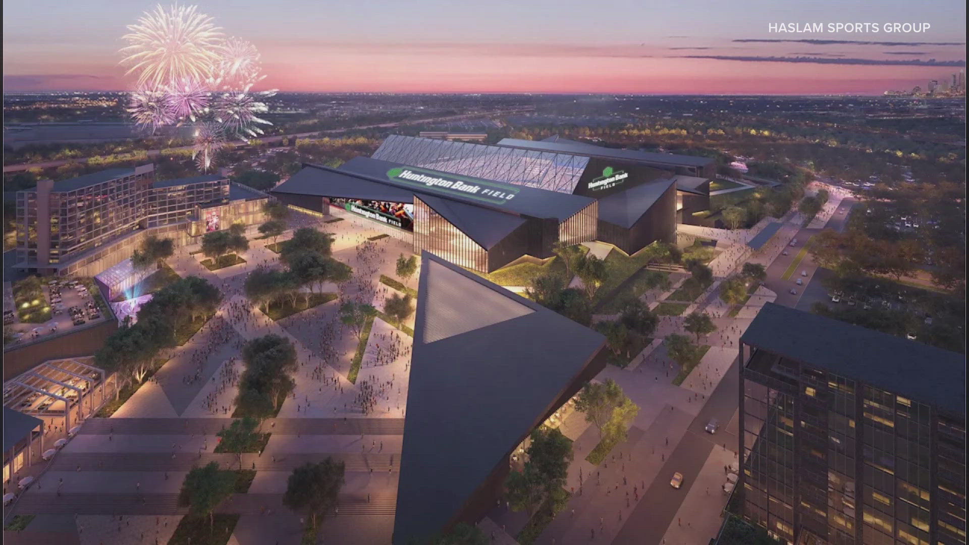 The Browns will receive $600 million from unclaimed funds to help finance their Brook Park development. Groundbreaking is expected to take place early next year.