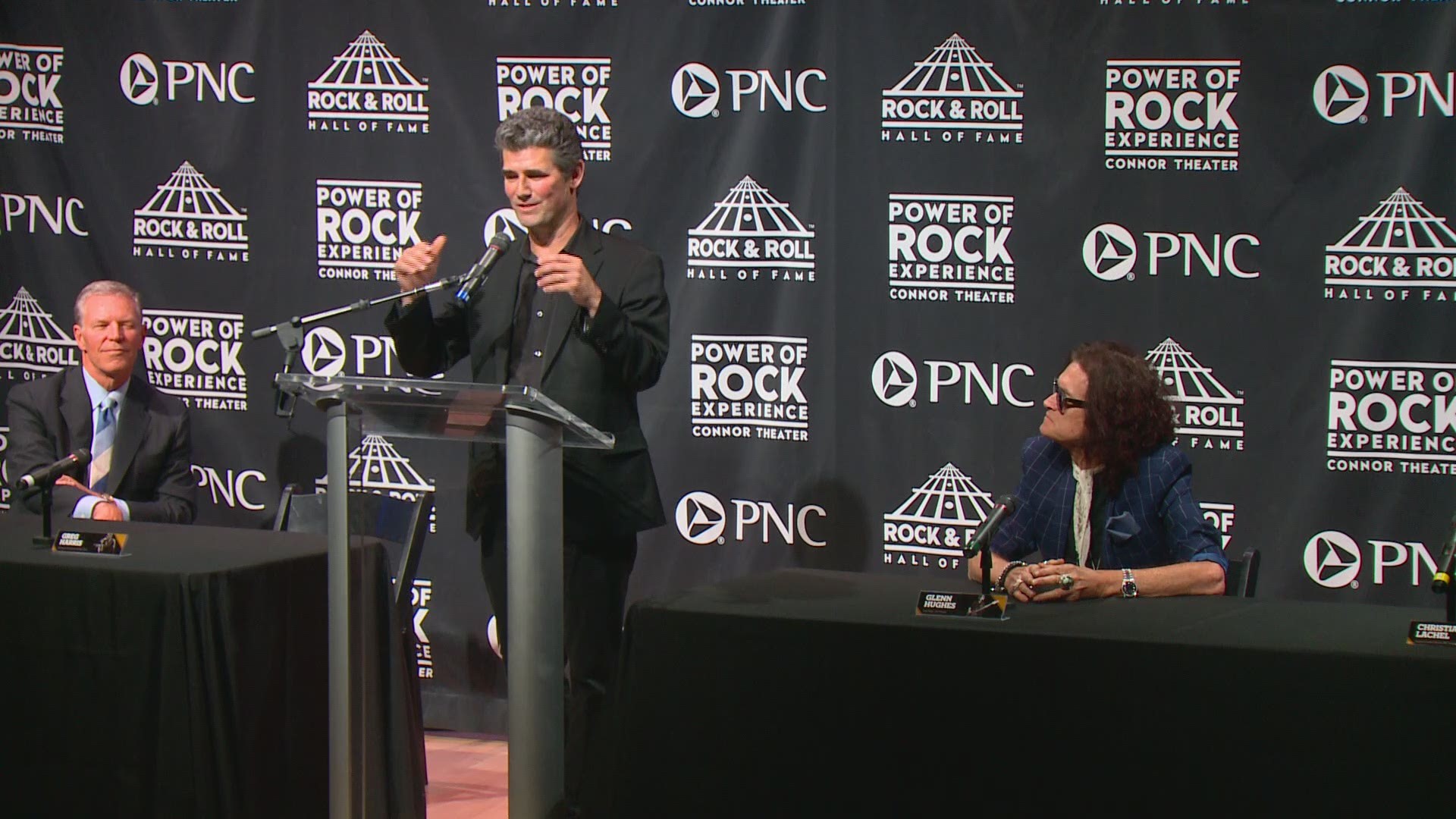June 29, 2017: Glenn Hughes of the band Deep Purple, 2016 Rock and Roll Hall of Fame Inductee, was the honorary ambassador for the unveiling of the new 'Power of Rock Experience' exhibit.