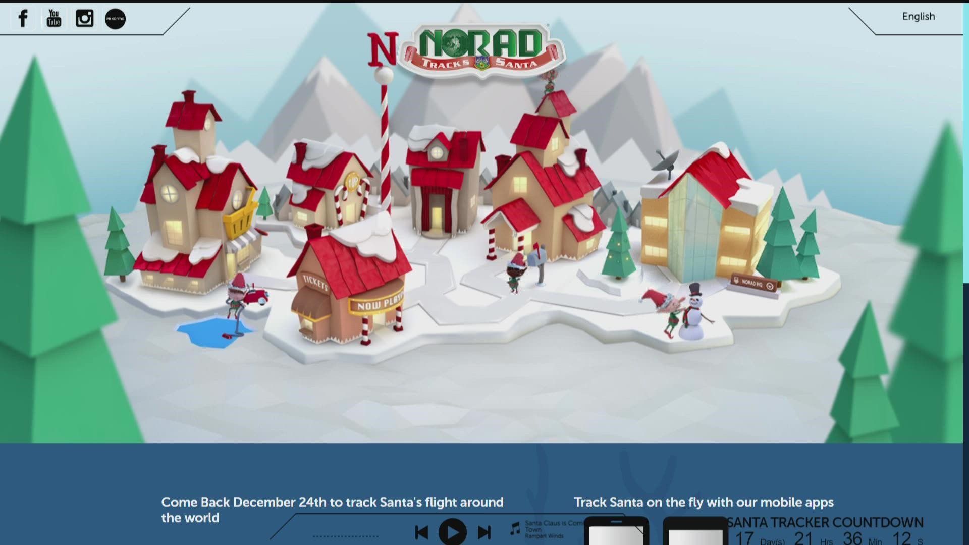 As NORAD counts down to Santa's big night, its Tracking Santa website is live for the season for the enjoyment of the young and the young at heart.