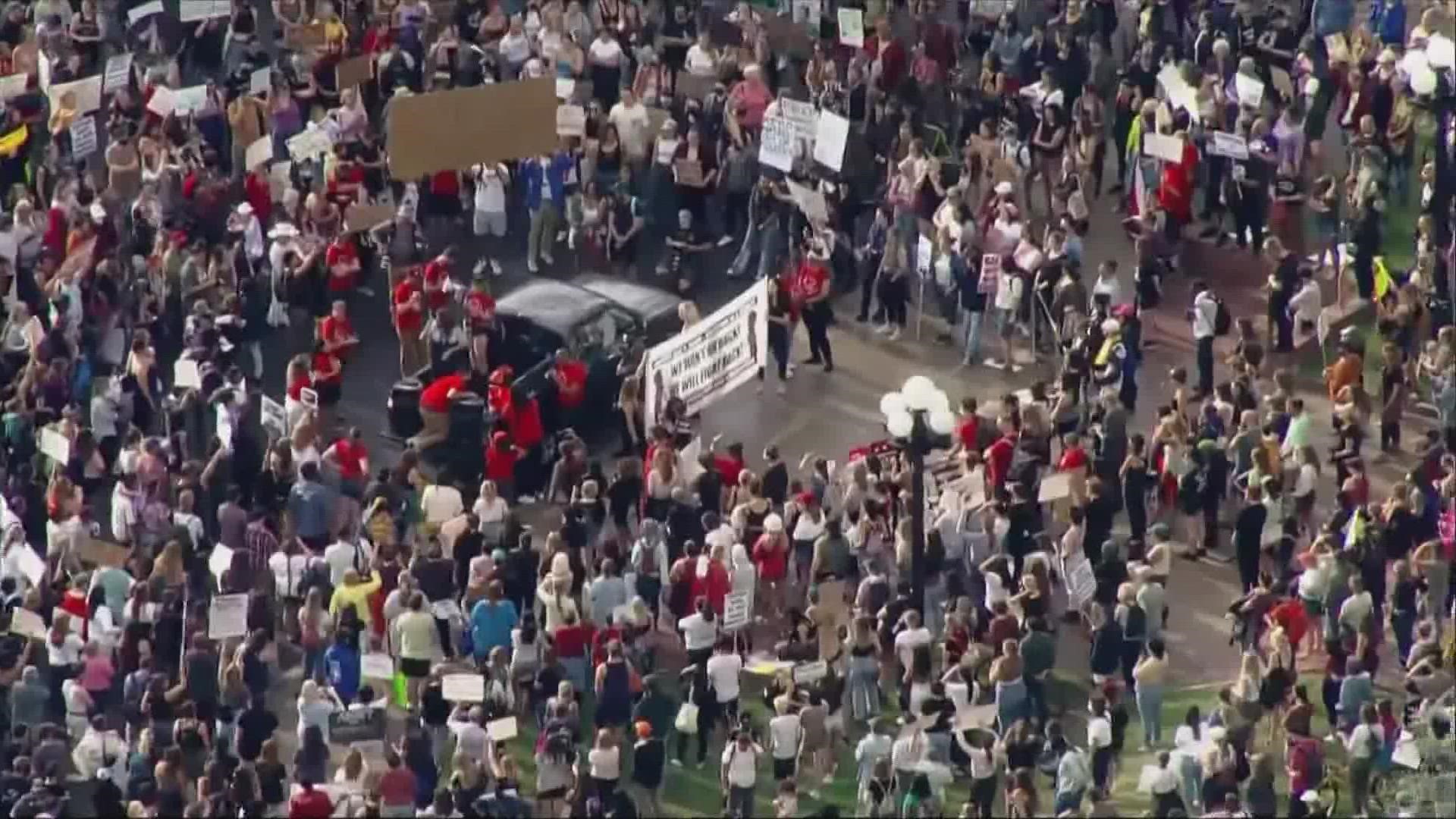 After the United States Supreme Court overturned Roe v. Wade, protests took place across the country.