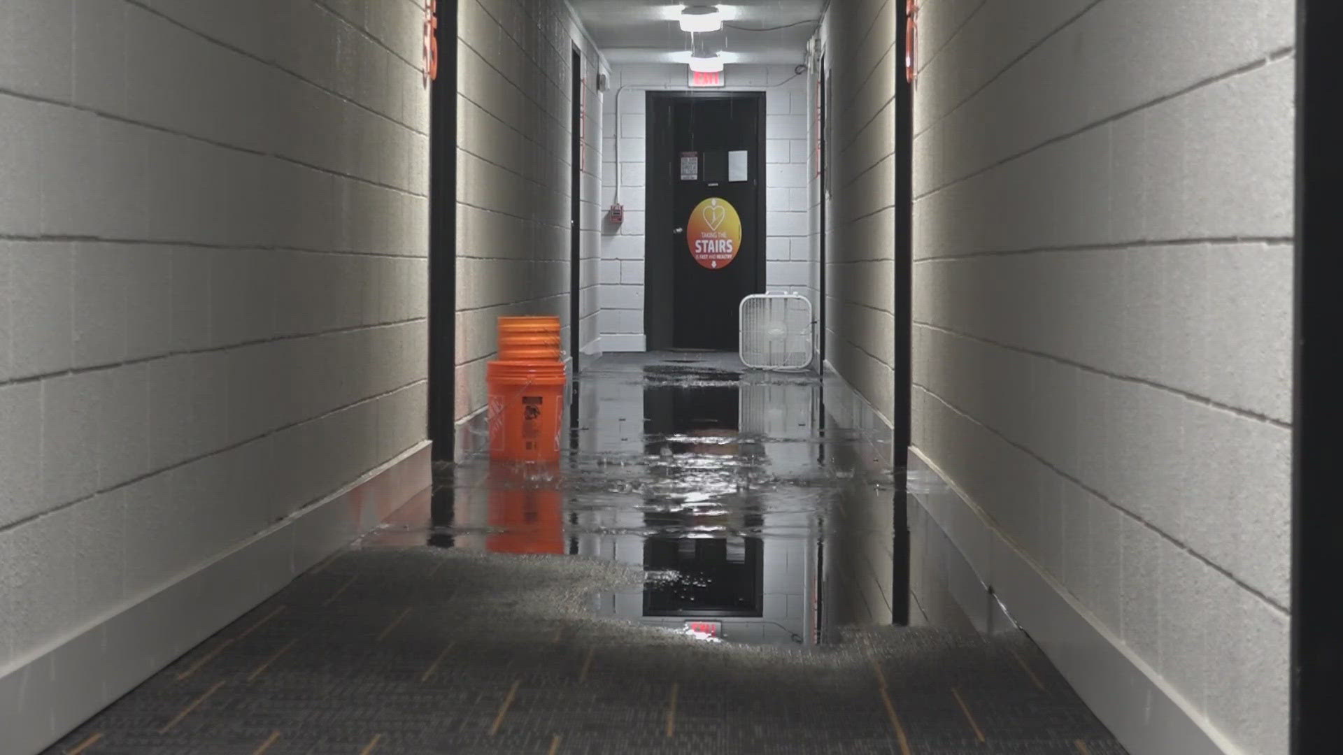 Saturday's heavy rain left some residents of Shorewood Apartments in Cleveland wondering where they would stay the night.