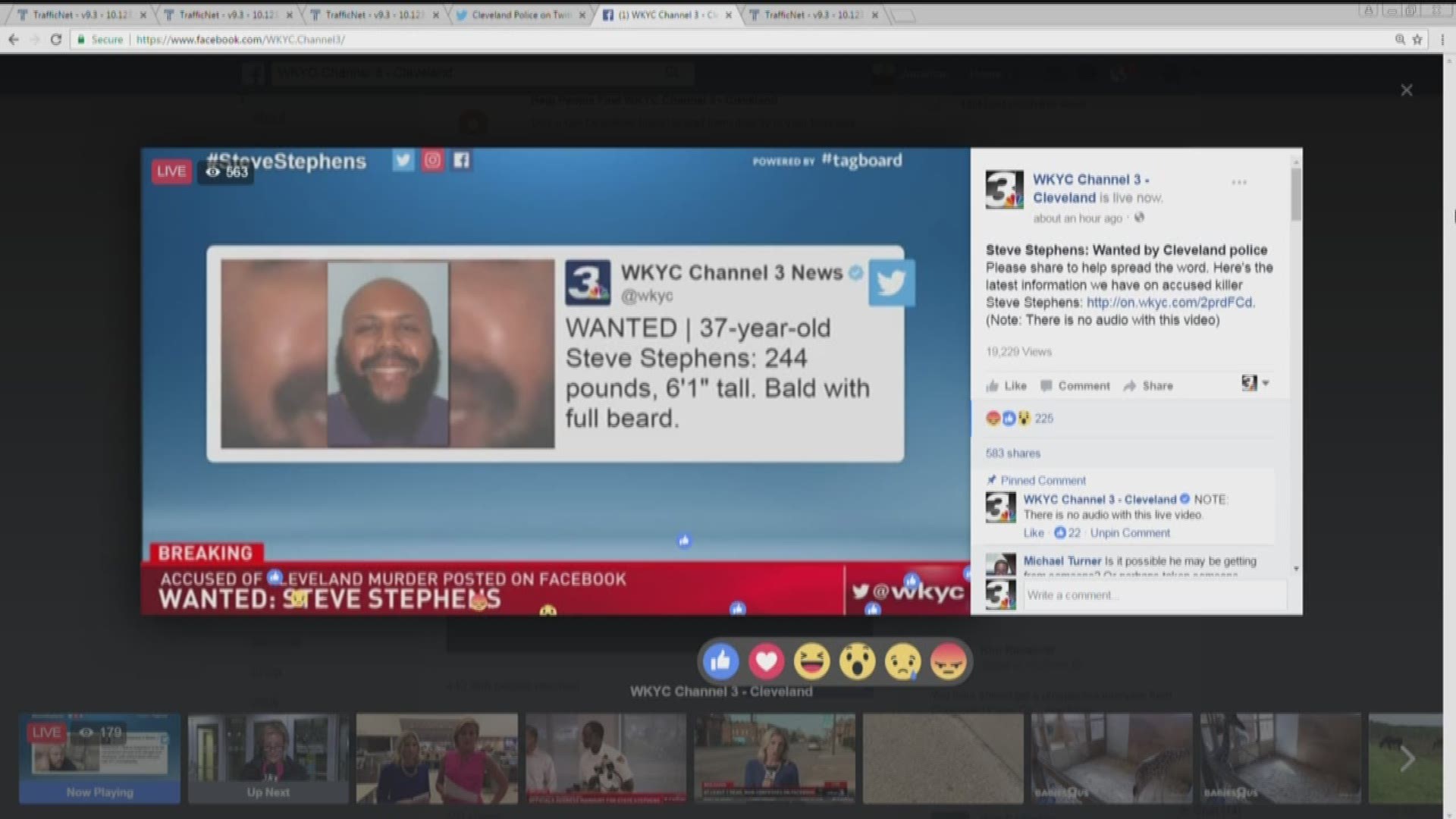 April 17, 2017: There is misinformation circulating in the case of Steve Stephens. Here are the facts.