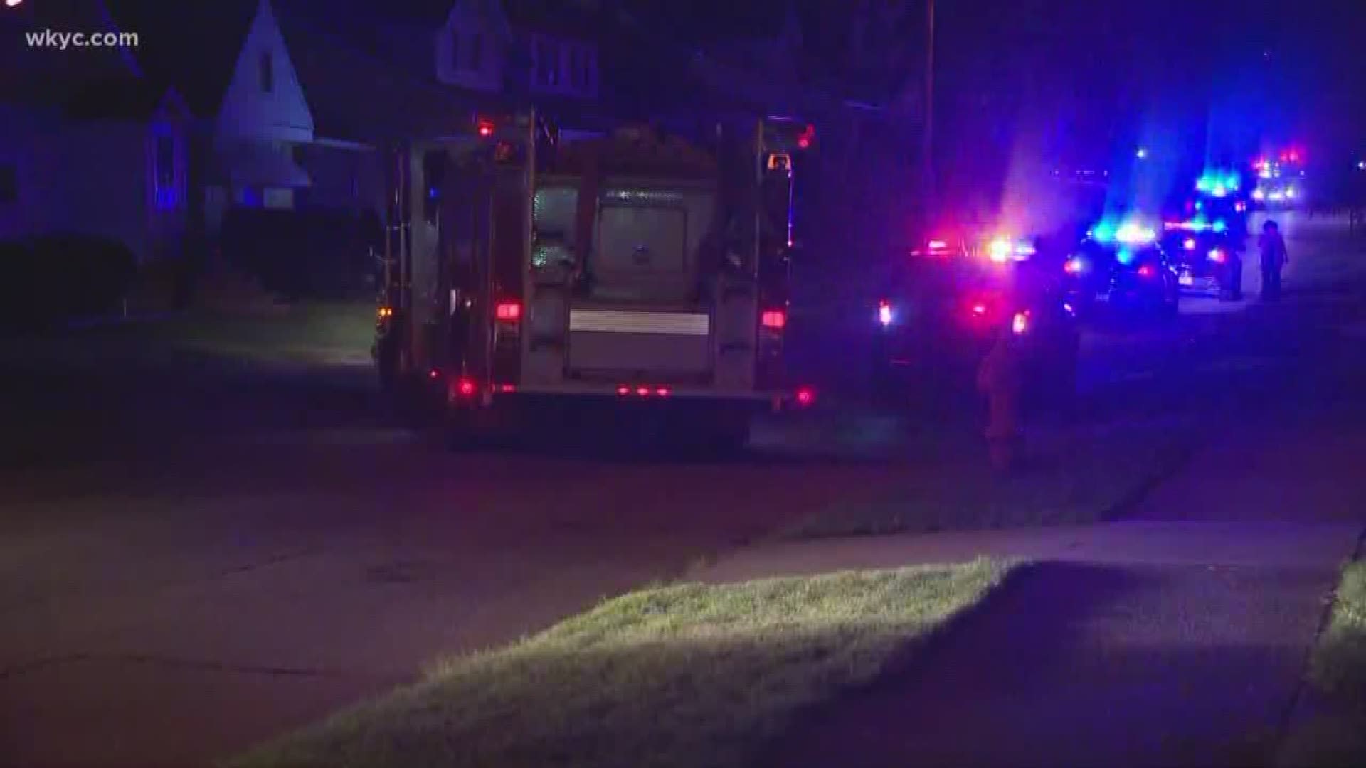 Standoff in Garfield Heights after two people were shot