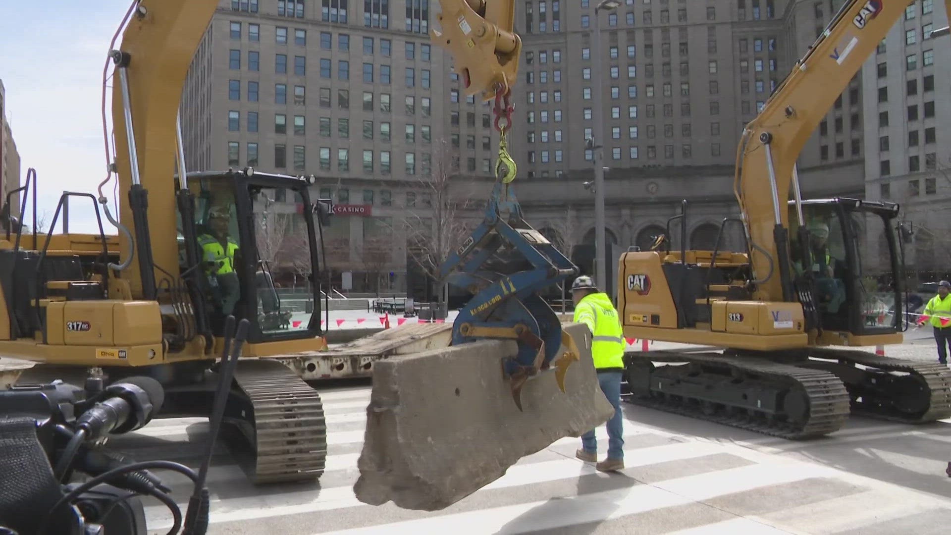 City officials say the Superior Crossing renovations will provide increased safety, enhanced mobility and improved aesthetics for pedestrians, cyclists and transit.