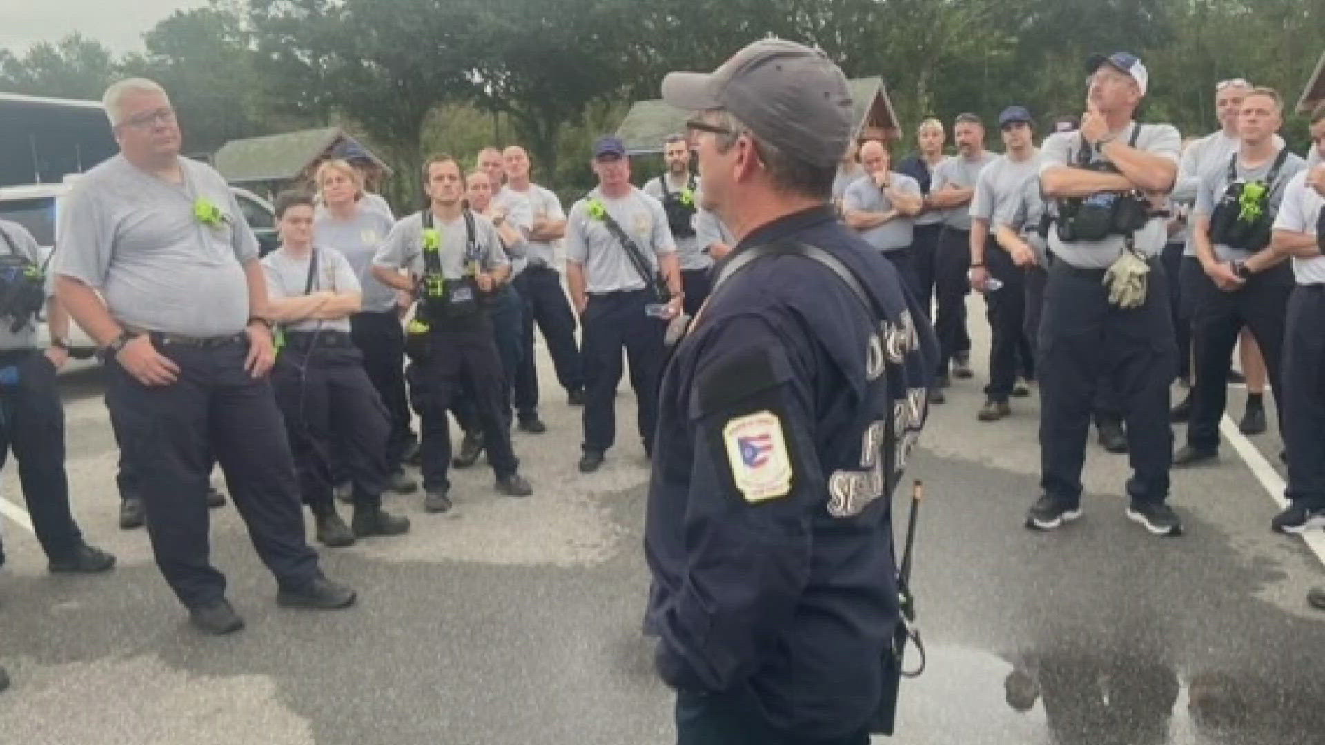 The FEMA-managed team of 82 people has been witnessing the hurricane's destruction in Florida first-hand, assisting with water rescues in the Tampa area.