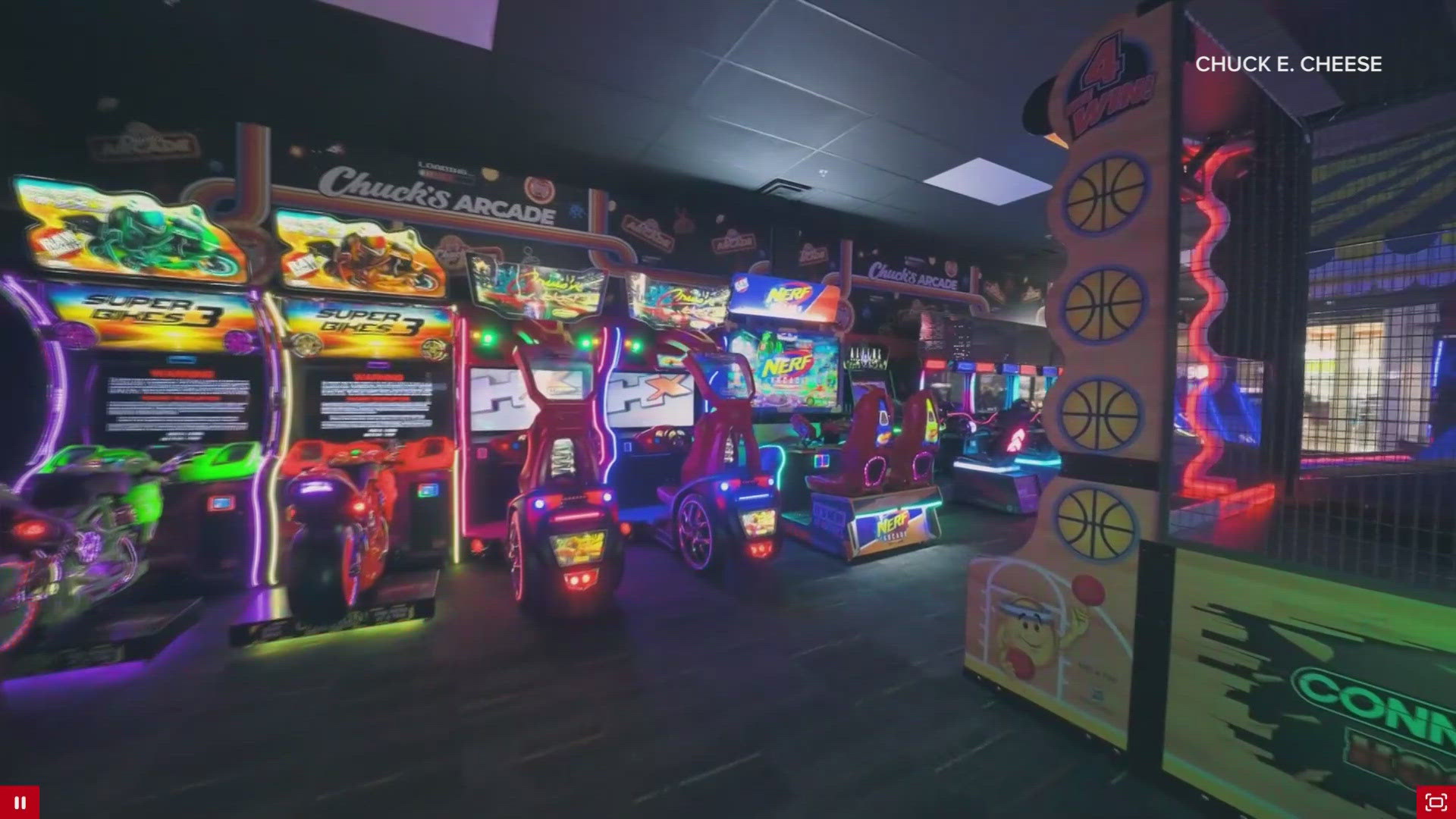 The first locations of "Chuck's Arcade" can be found in malls in several states across the country.