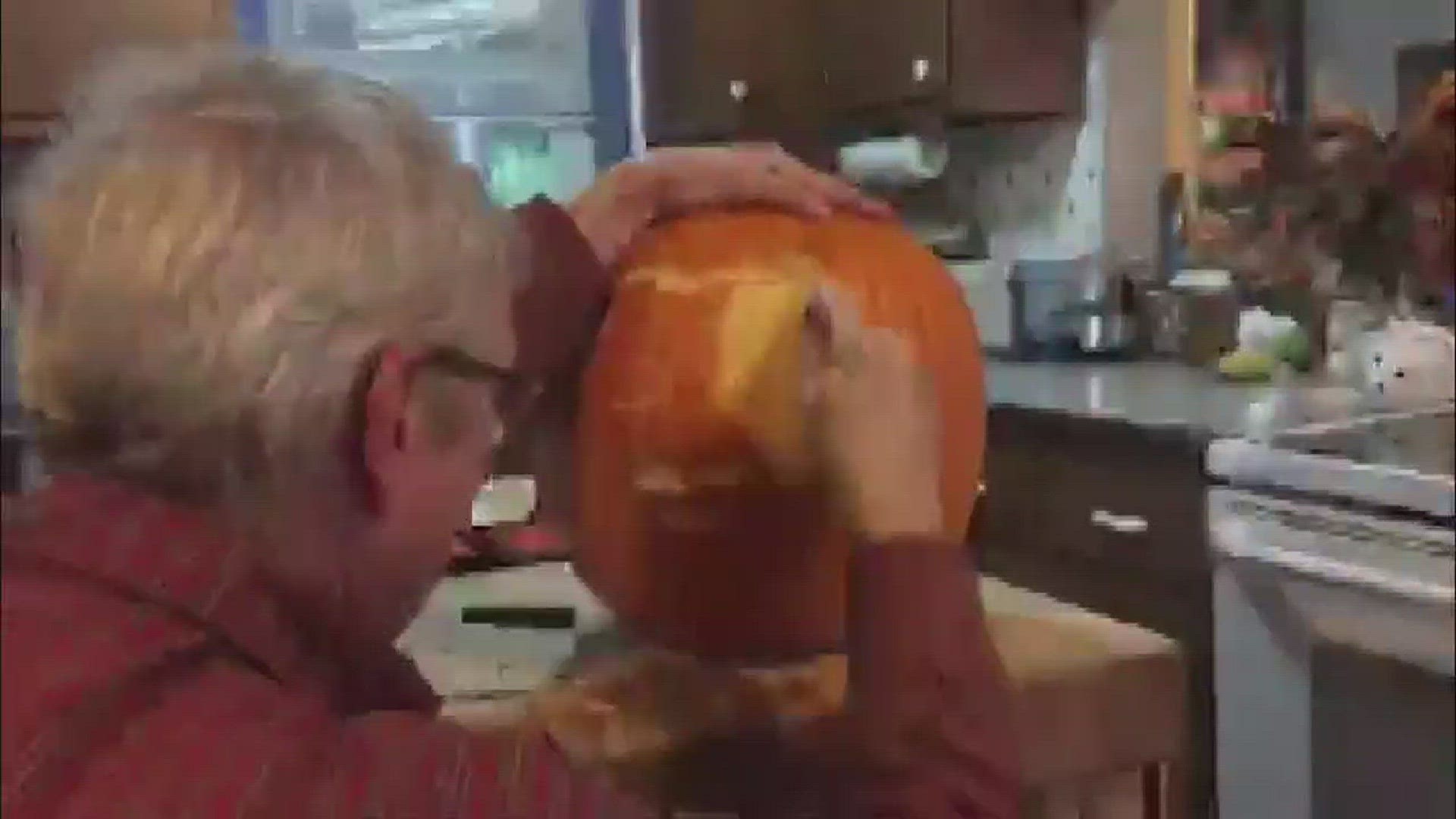 Check this out! Dr. David Bowe carved an incredible Halloween pumpkin to look just like WKYC's Jim Donovan. Totally sweet!