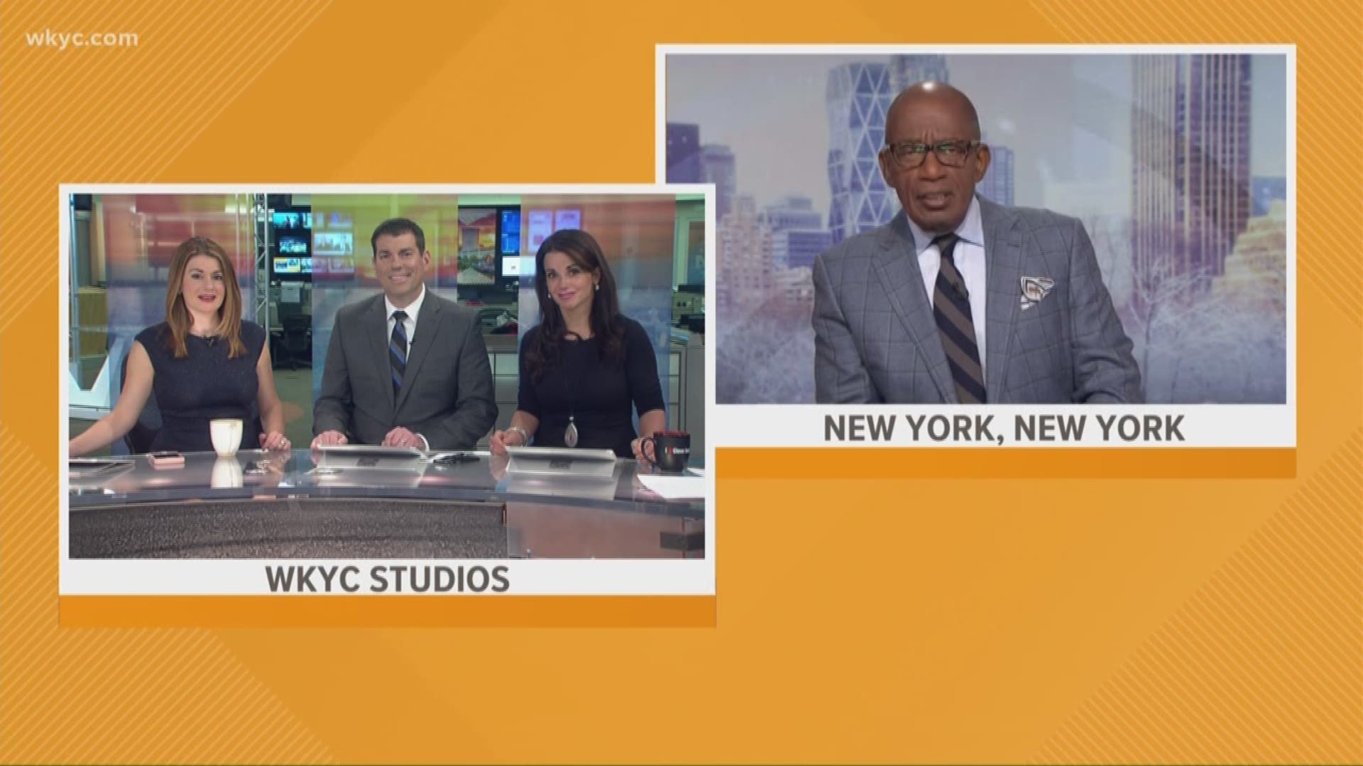 Jan. 28, 2019: How cool is this?!?! Al Roker of the 'Today' show had a special message for WKYC's own Adam Miller, our new director of content.