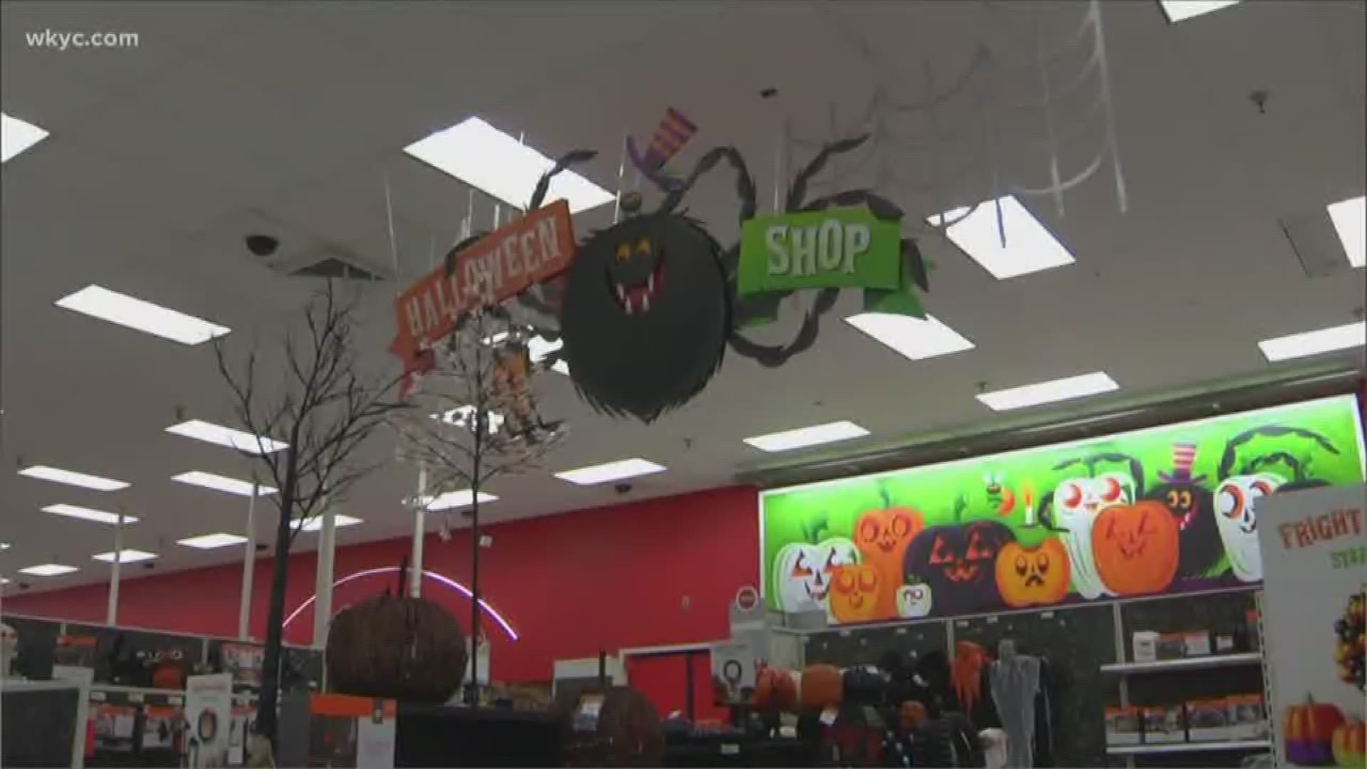 Aug. 7, 2018: Halloween may still be a few months away, but stores are already selling spooky decorations.