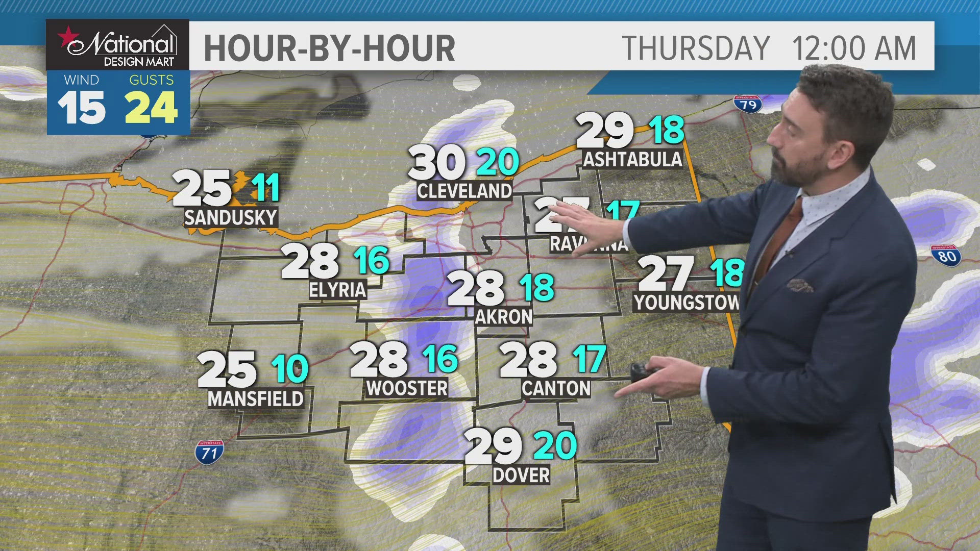 We have more snow with a big drop in temps. 3News' Matt Wintz has the hour-by-hour details in his morning weather forecast for Wednesday, December 11, 2024.