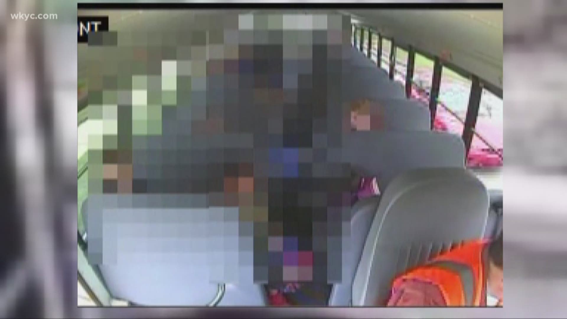 School bus surveillance video shows teen driver failing to stop, striking 2 Willowick students