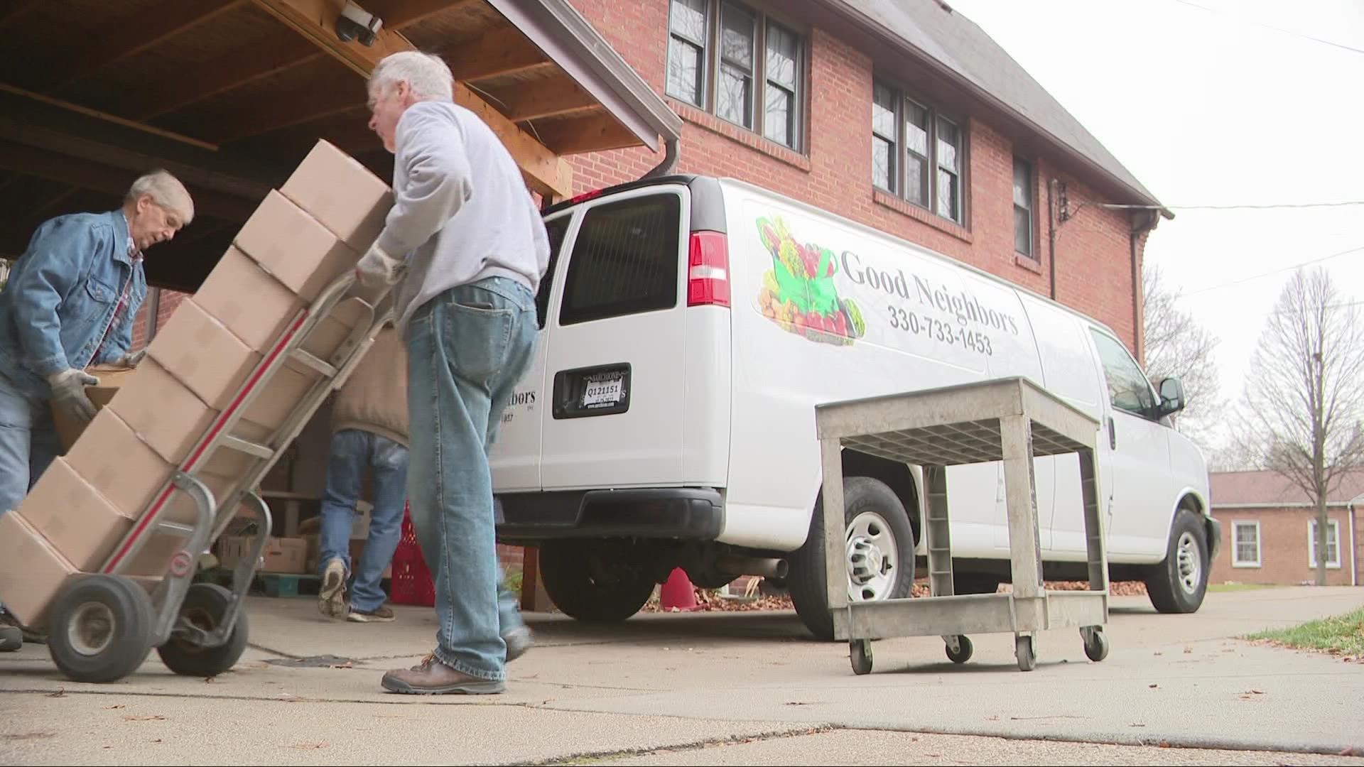 The Good Neighbors food pantry says demand for food usually increases in November and December.