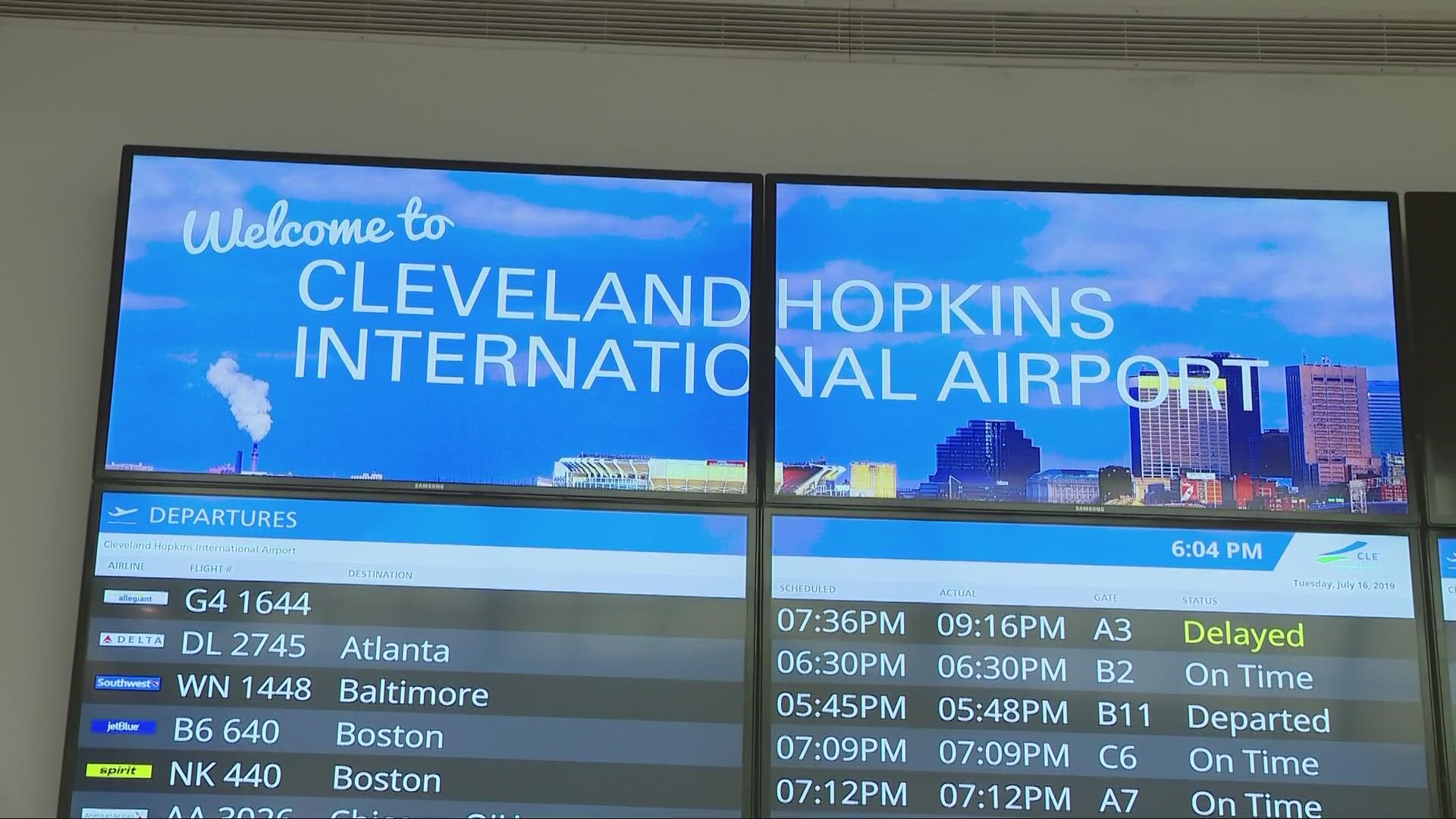 Cleveland Hopkins International Airport has received a $3.2 million grant to rehabilitate and resurface 2,100 feet of the transportation tunnel membrane.