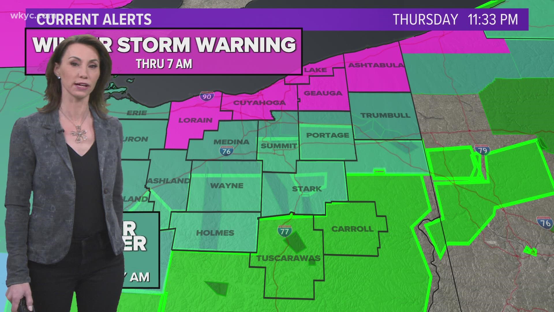 Winter Storm Warning In Effect For Parts Of Northeast Ohio: What Is The ...