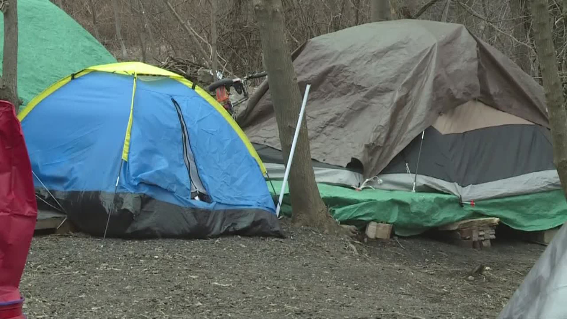 Battle for Tent City continues in Akron
