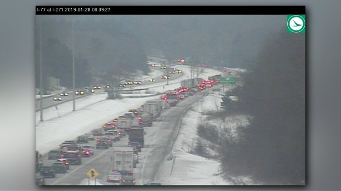 Crashes cleared after clogging I-77 North in Summit County with 80 ...