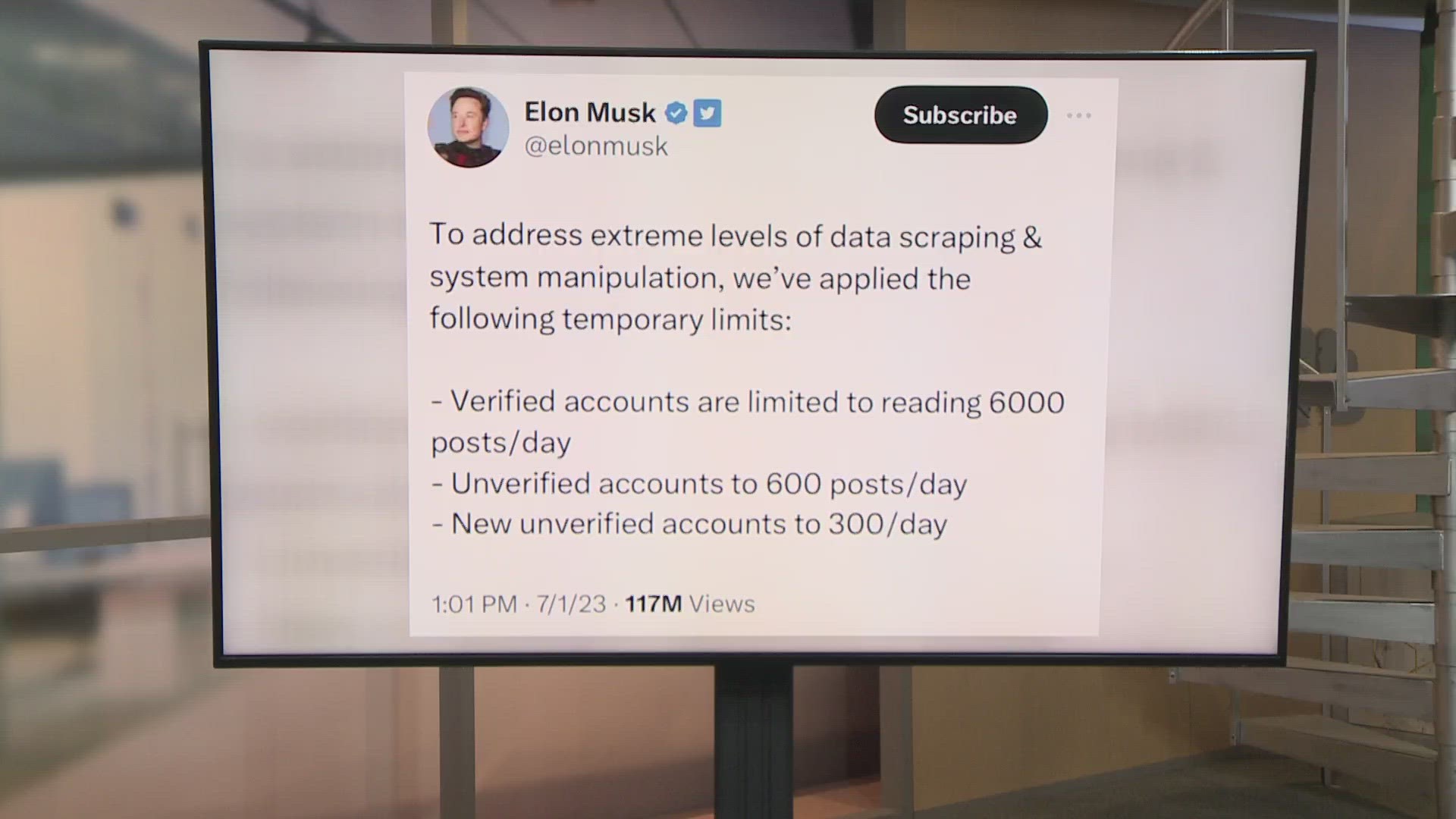 TwitterDown: Elon Musk Limits Tweet-Reading Due to System Manipulation