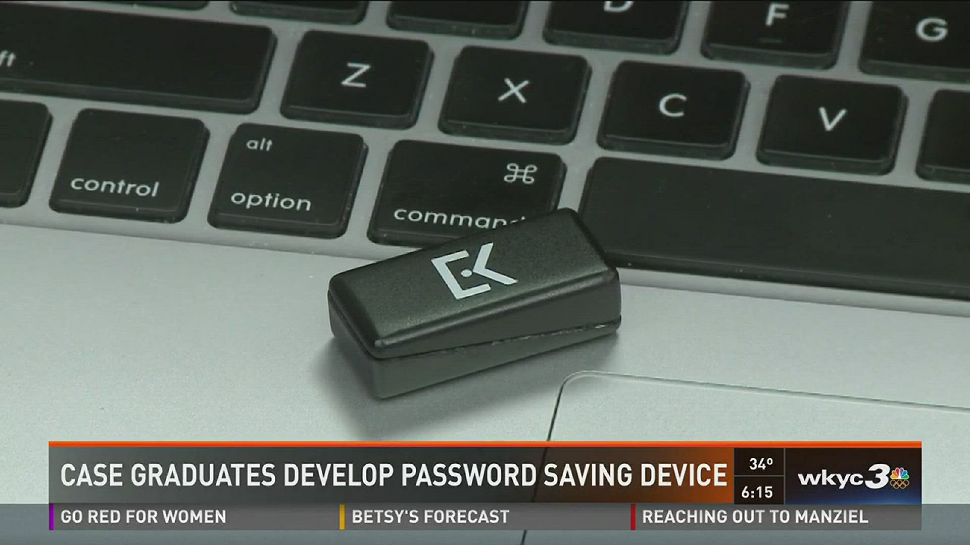 Students develop password saving device