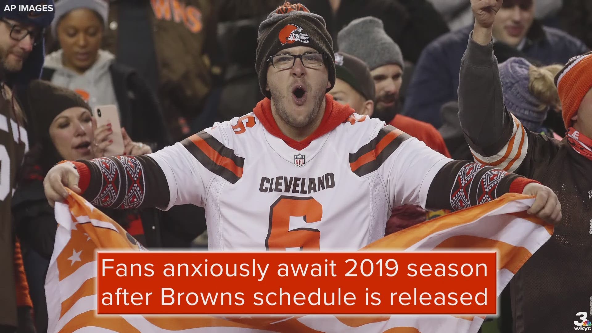 Fans anxiously await the start of the 2019 season after the Cleveland Browns' schedule was released by the National Football League Wednesday.