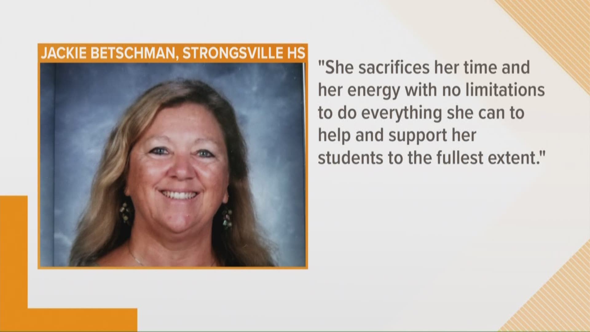 May 8, 2018: It's National Teacher Day, and we're honoring some of Northeast Ohio's best.