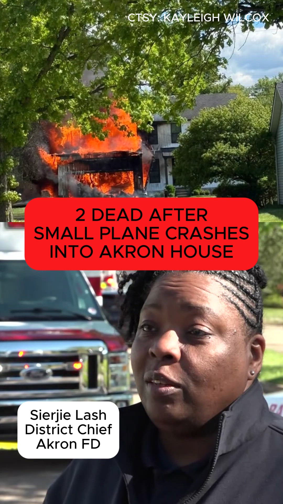Officials say 2 dead after small plane crashes into Akron home | wkyc.com