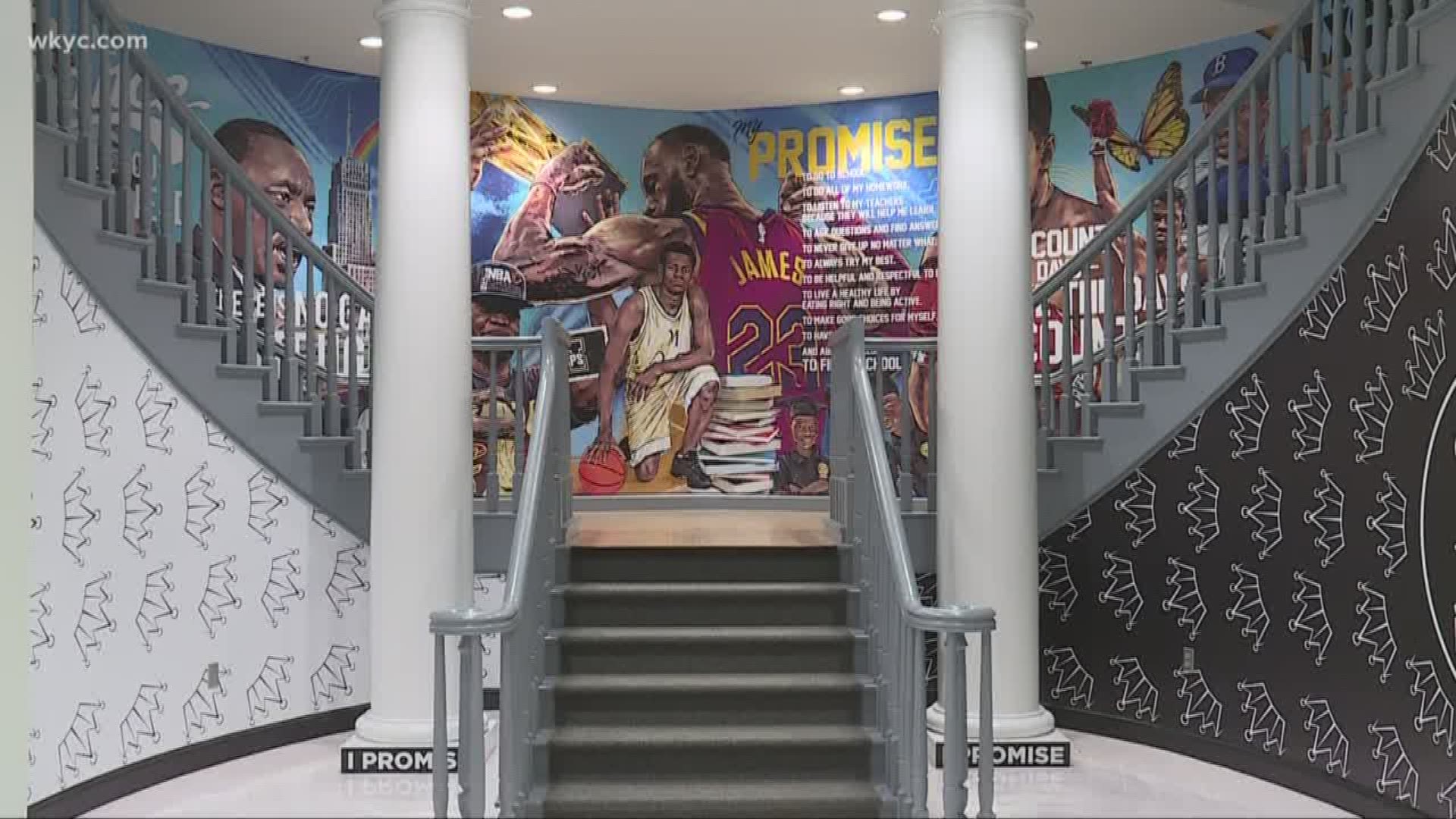 July 30, 2018: NBA star and Akron native LeBron James is opening the I PROMISE school in his hometown.