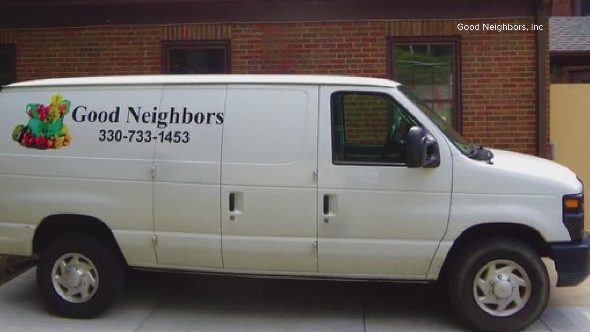 A 2008 Cargo van that helps serve 750 families a month in Akron has been stolen.  Isabel Lawrence has more on how you can help and donate.