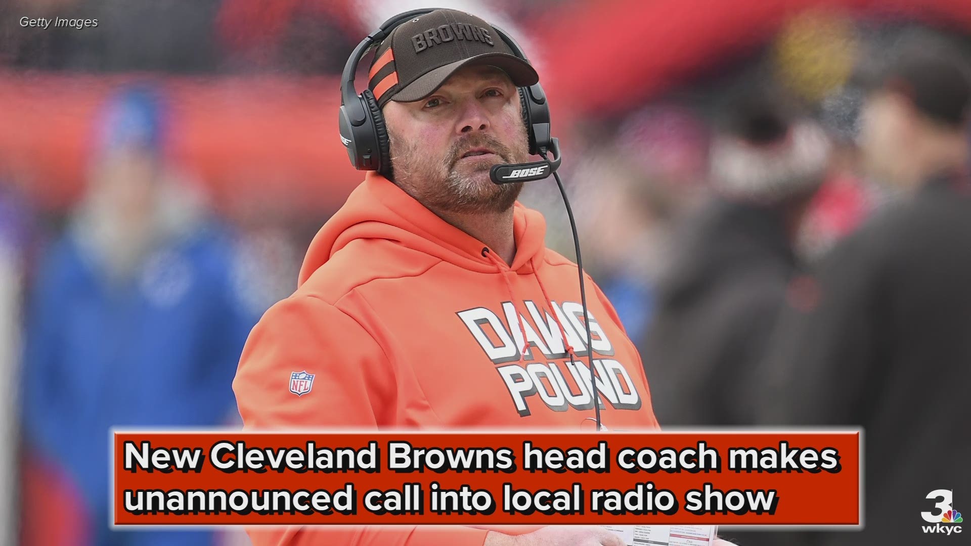 Listen New Cleveland Browns Coach Freddie Kitchens Makes Unannounced Call Into 923 The Fan Wkyccom