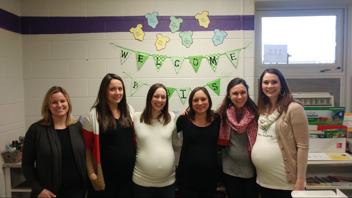 Six Avon teachers pregnant at the same time