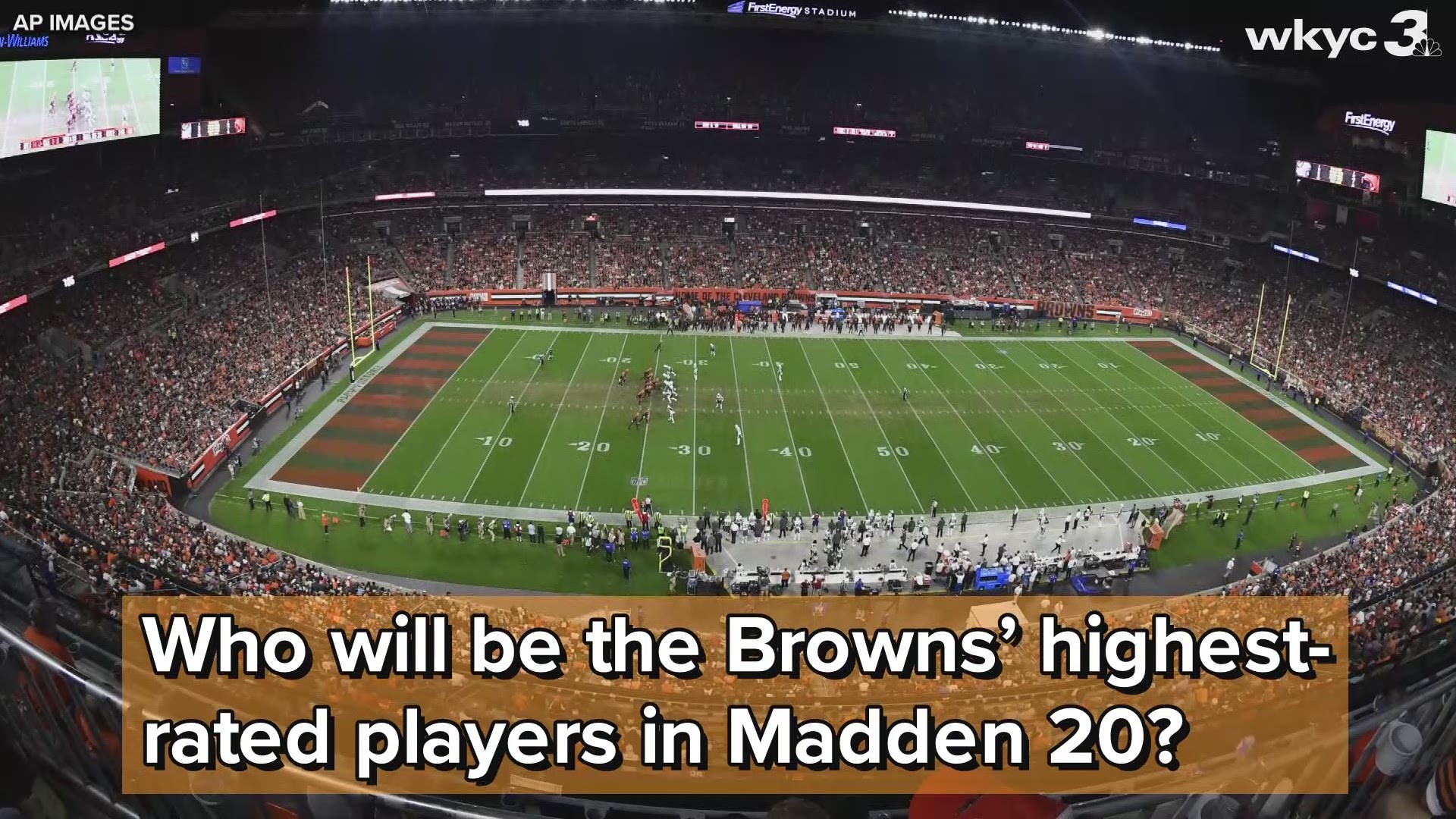 Wide receiver Odell Beckham Jr., defensive end Myles Garrett and quarterback Baker Mayfield figure to be the Cleveland Browns' highest-rated players in Madden 20.
