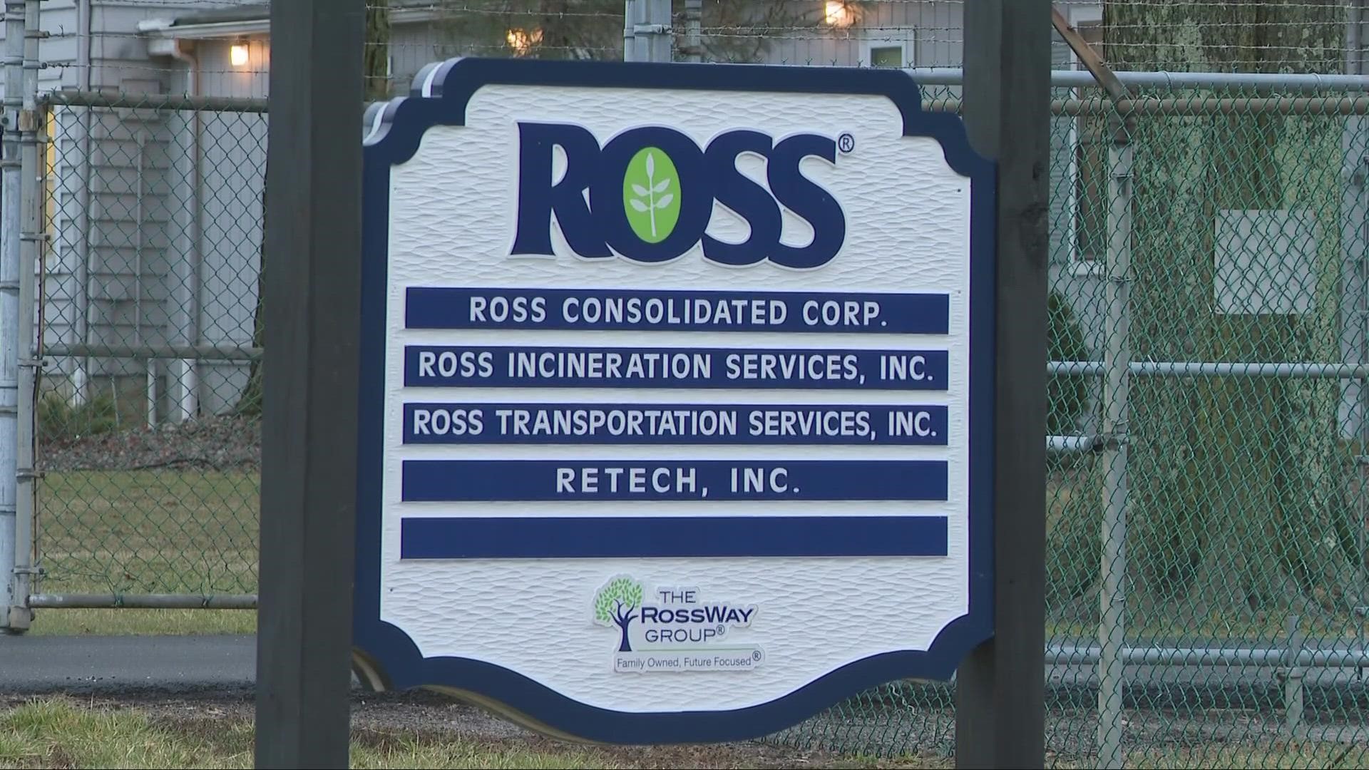 Ross Incineration in Grafton is one of the facilities that will handle the toxic waste from East Palestine. Nearby residents have health concerns.