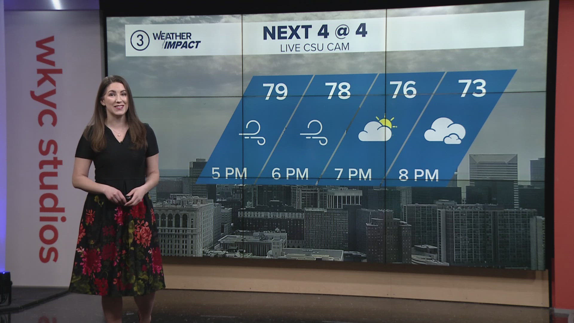 Showers on Saturday in Northeast Ohio.
