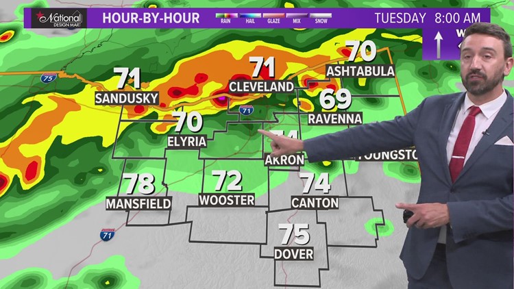 FORECAST | Strong storm potential Tuesday