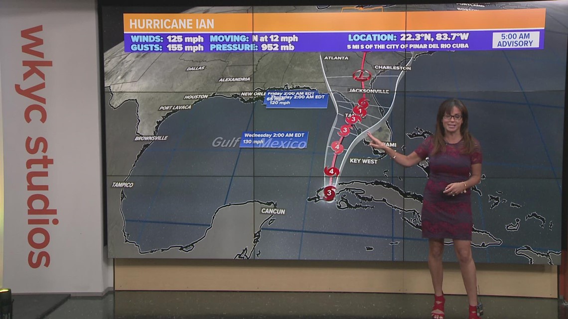 Hurricane Ian: Updates on the storm's path
