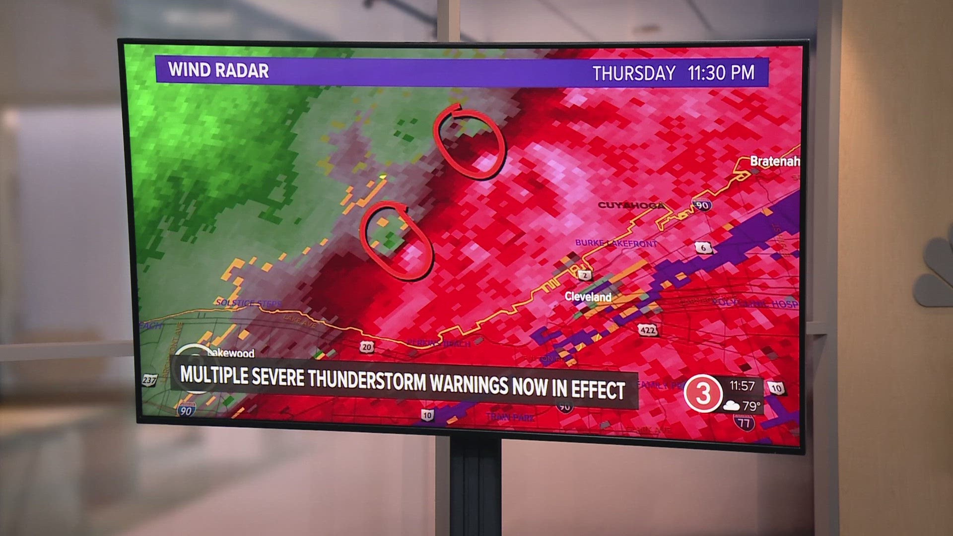 Betsy Kling and Matt Wintz had a close eye on the exact storms that produced the tornadoes in Cleveland and Mentor. Here's how their tracking evolved.