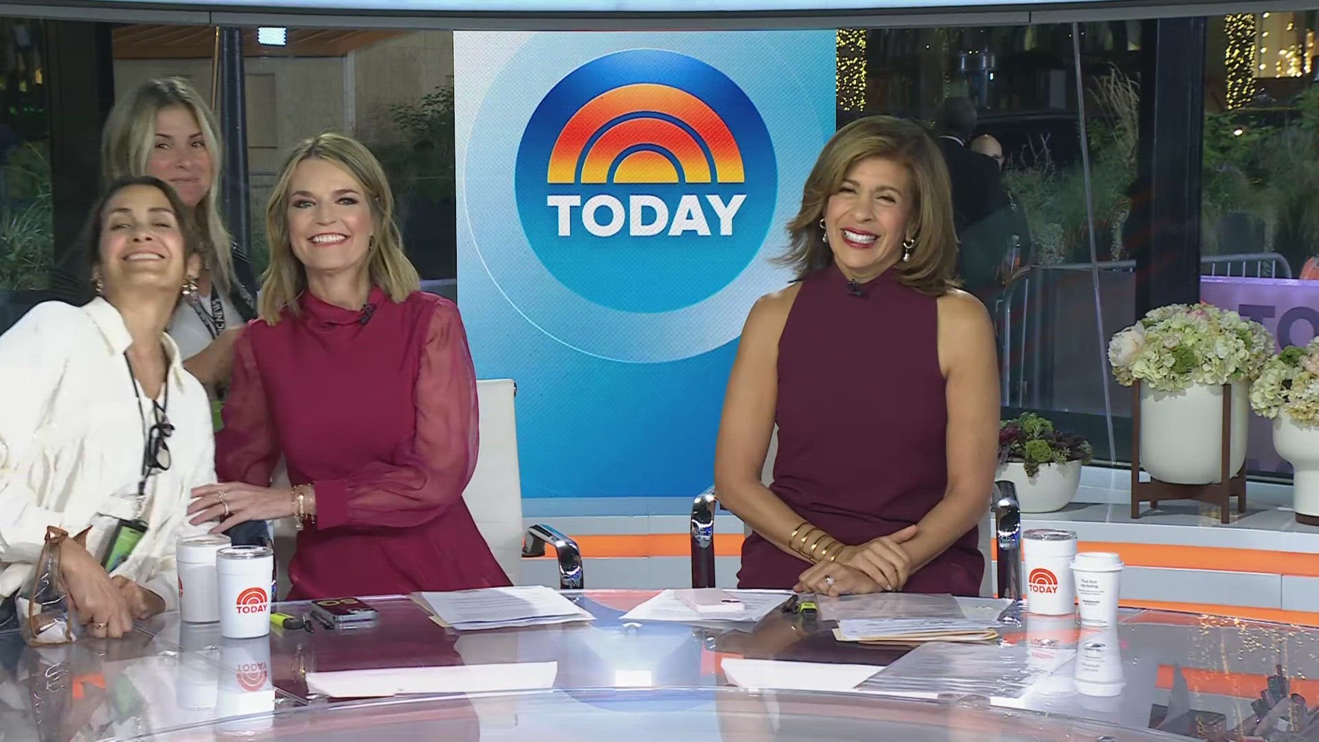 Here's a special peek behind-the-scenes at the 'TODAY' show as Al Roker took a moment to join 3News for a peek before their show.