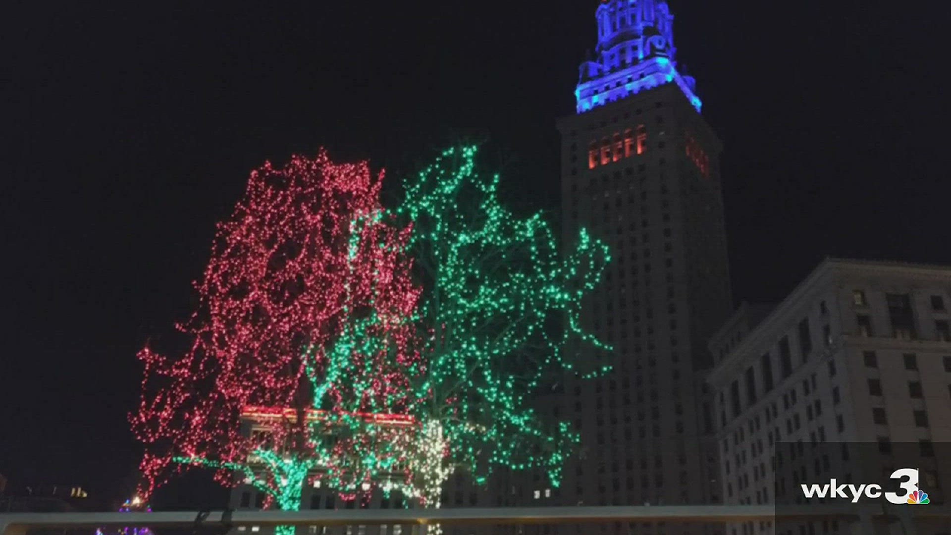 Dec. 1, 2017: Are you in the holiday spirit? Downtown Cleveland certainly is. Check out the beautiful Christmas decorations in Public Square.