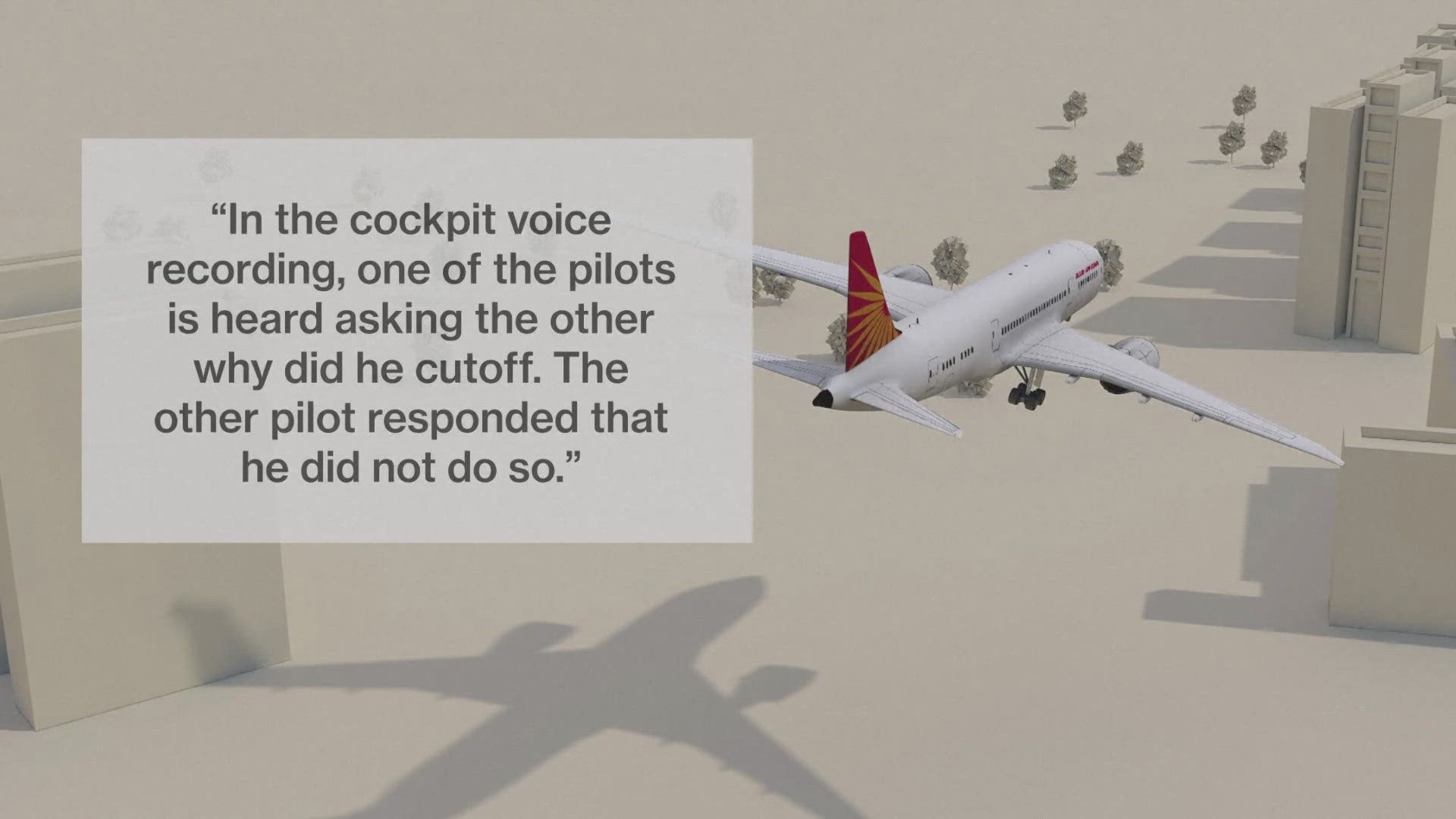 The June 12 crash killed at least 260 people and occurred in India's western Ahmedabad city when the plane struck a residential area shortly after takeoff.