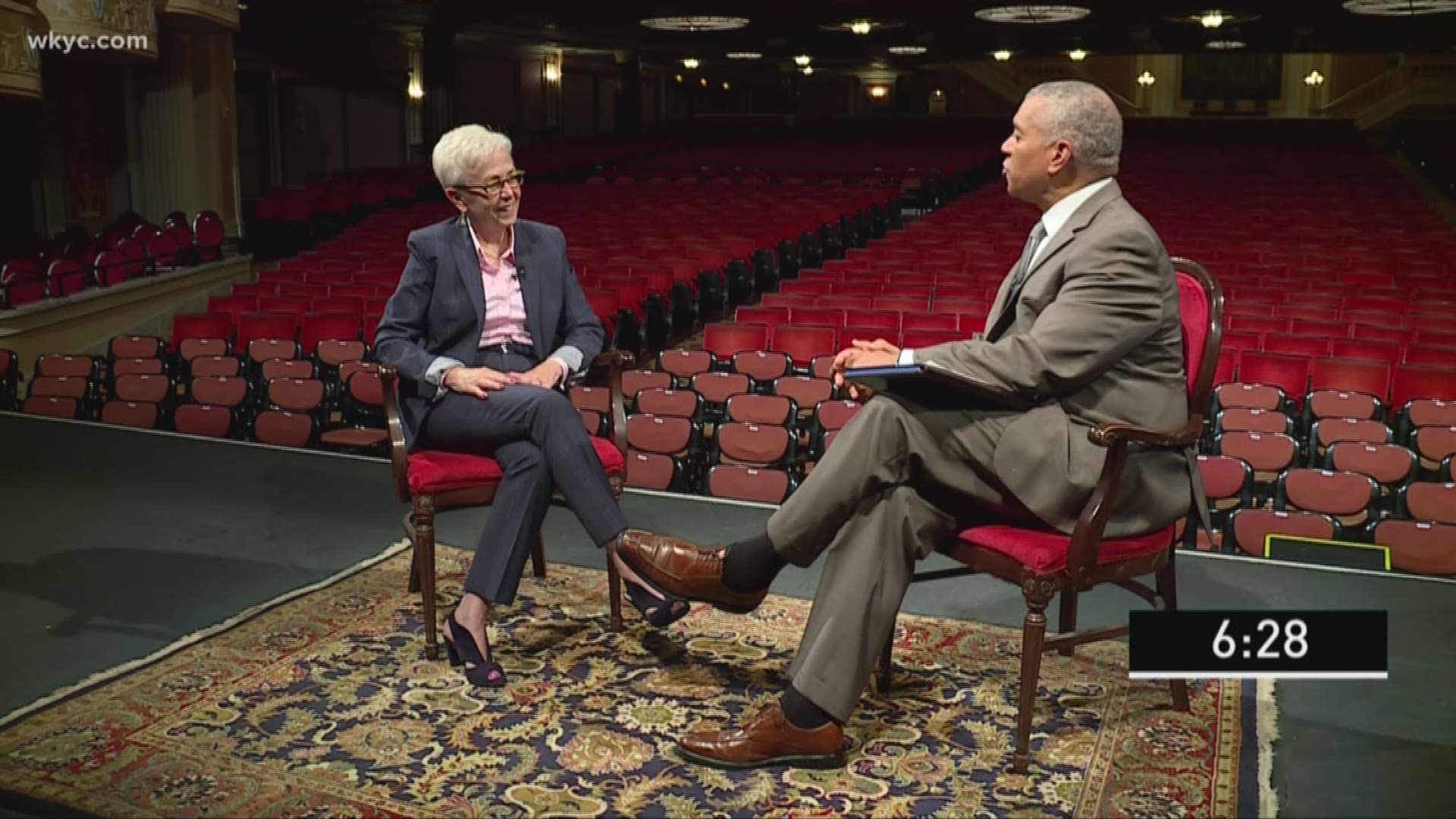 July 2019: Join us as Russ Mitchell sits down for an in-depth conversation with Gina Vernaci, the new President and CEO of Cleveland's iconic Playhouse Square.