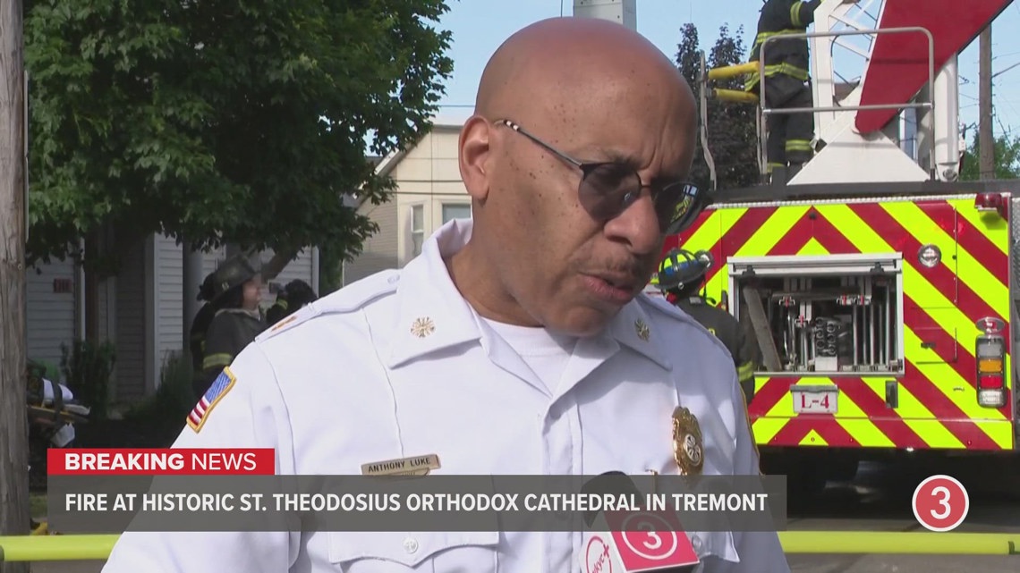 Cleveland Fire Chief Anthony Luke provides update on fire at St