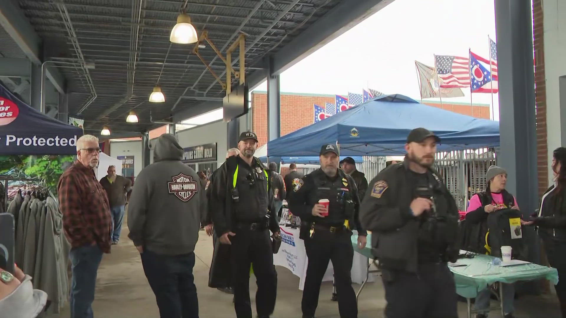 The 41st annual Louie Run is happening at the Lake County Captains Stadium in Eastlake. This event honors fallen motorcycle riders and benefits their families.