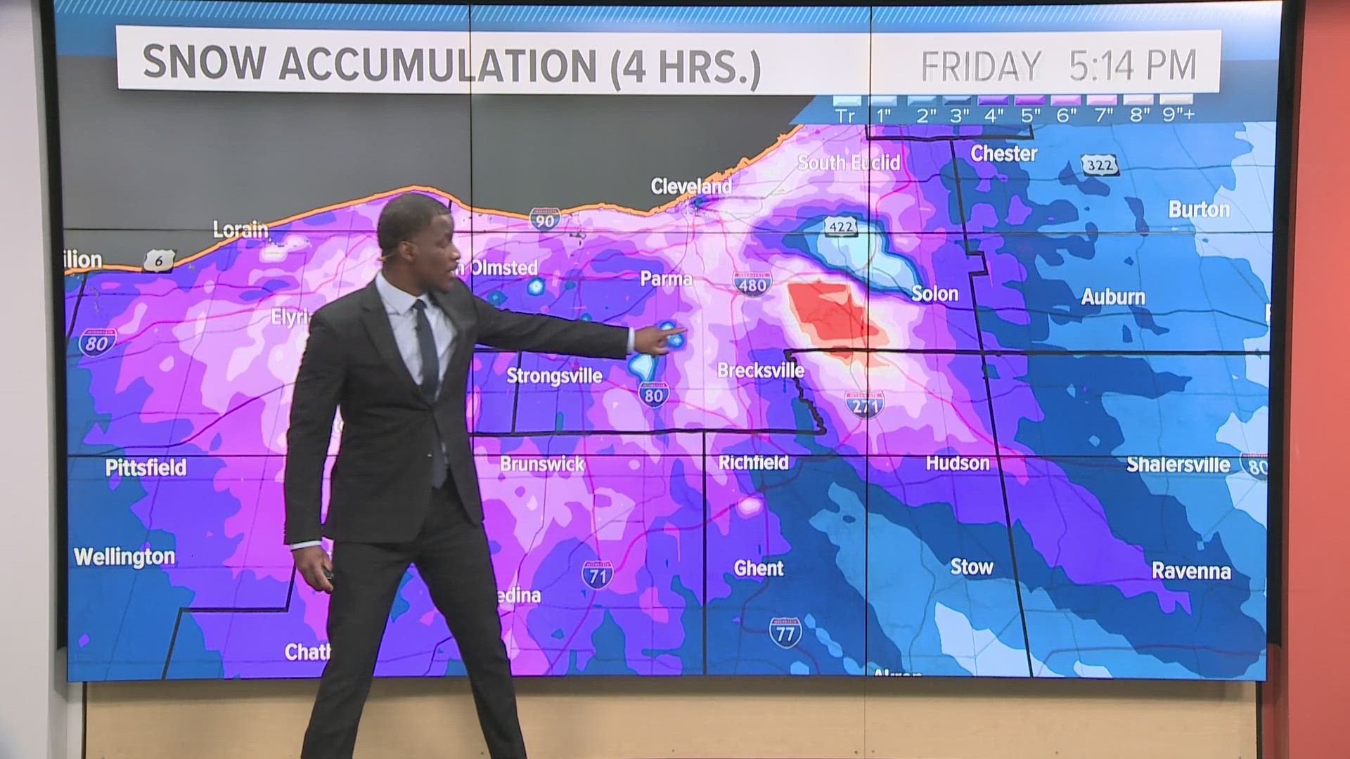 This story follows real-time weather and traffic updates as accumulating snow impacts Northeast Ohio.