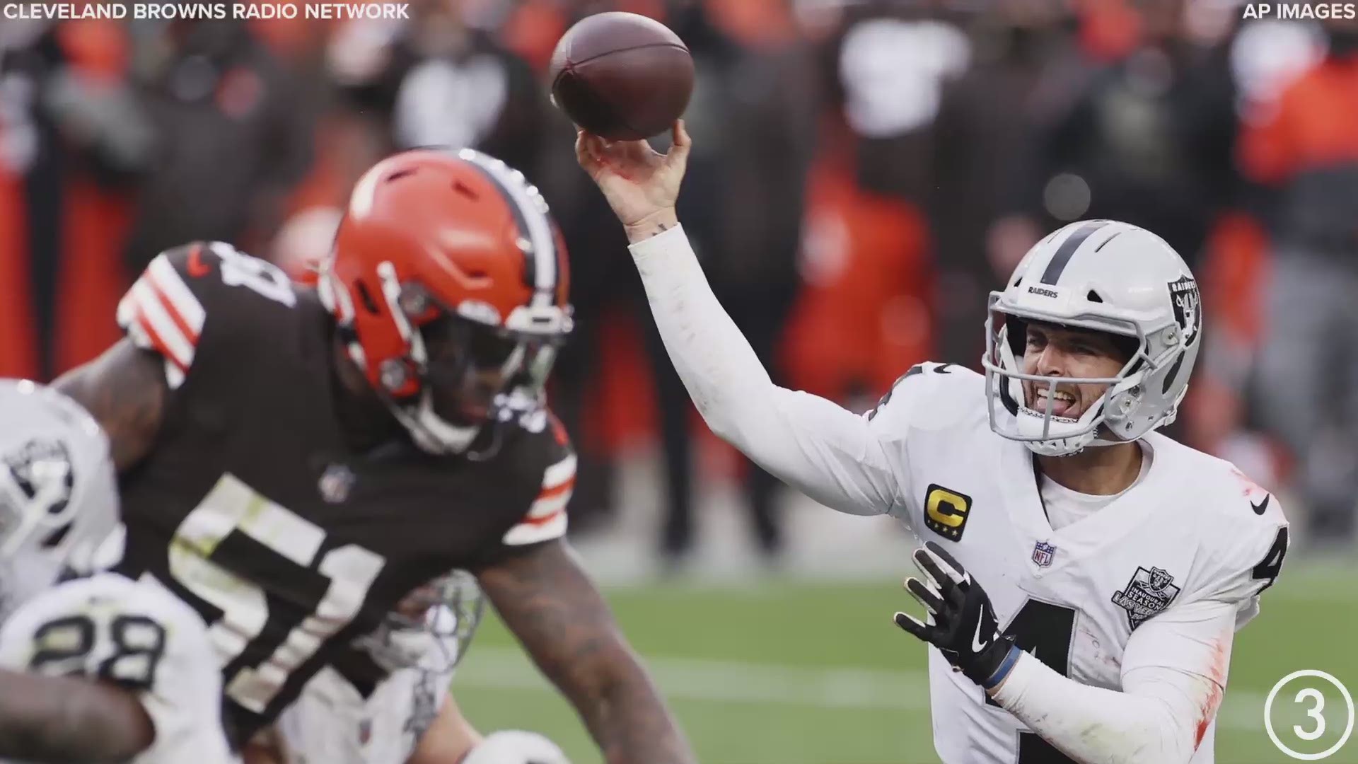 Las Vegas Raiders receiver Hunter Renfrow scored a controversial go-ahead touchdown in their win over the Cleveland Browns on Sunday.