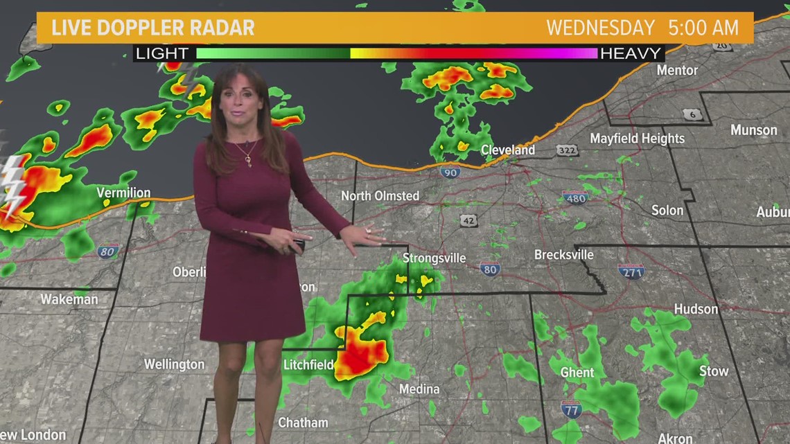 Northeast Ohio morning forecast: Severe storms as we say goodbye to summer