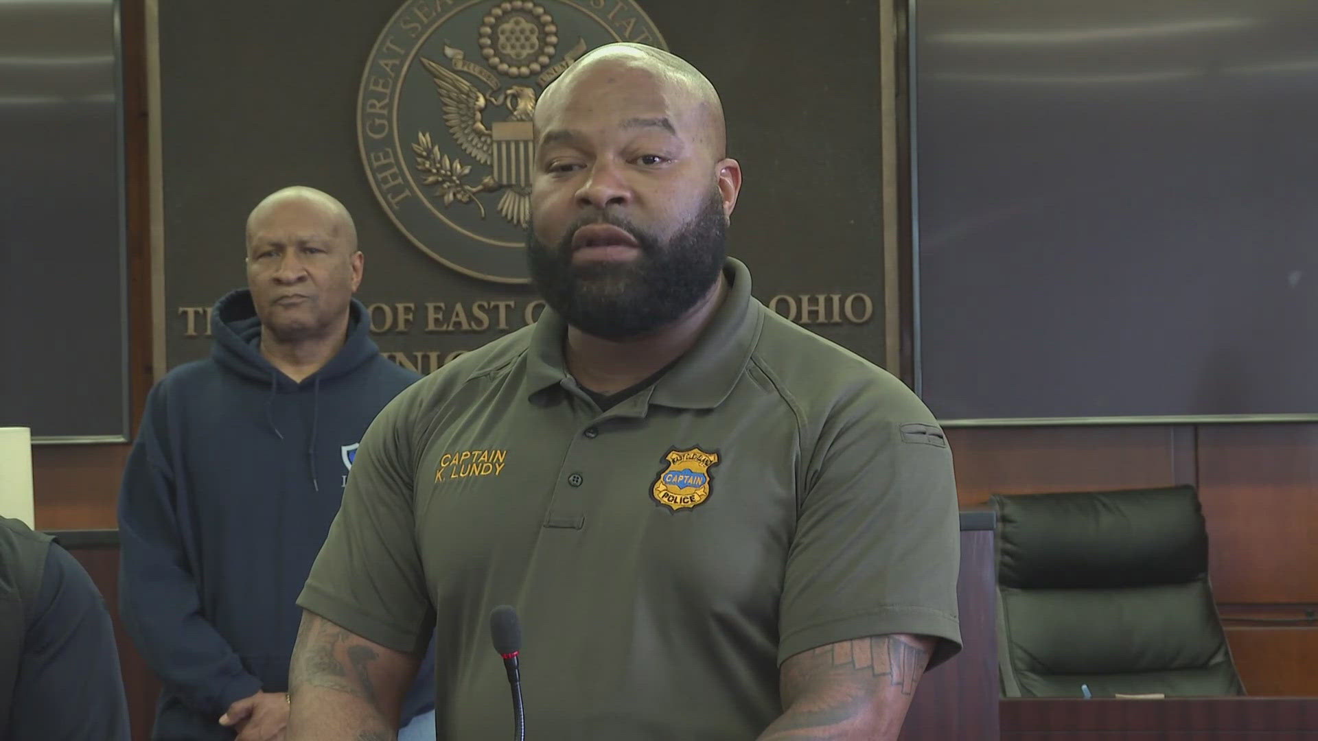 Shabazz says Lundy's appointment and rise through the ranks skirted civil service law — and also accuses him of a personal conflict in a homicide case.
