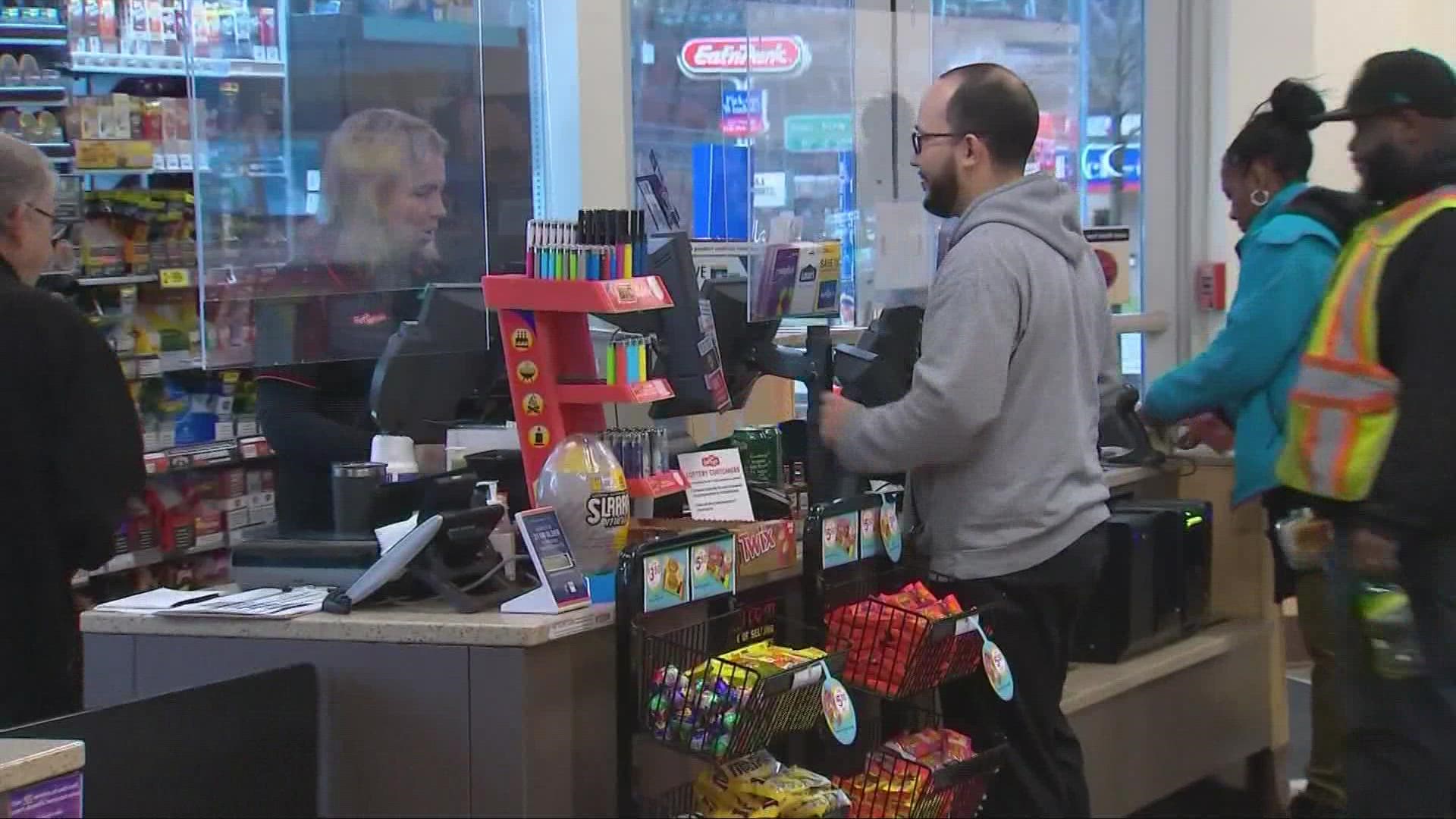 It's the second-largest Mega Millions jackpot and fourth-largest lottery prize in U.S. history.