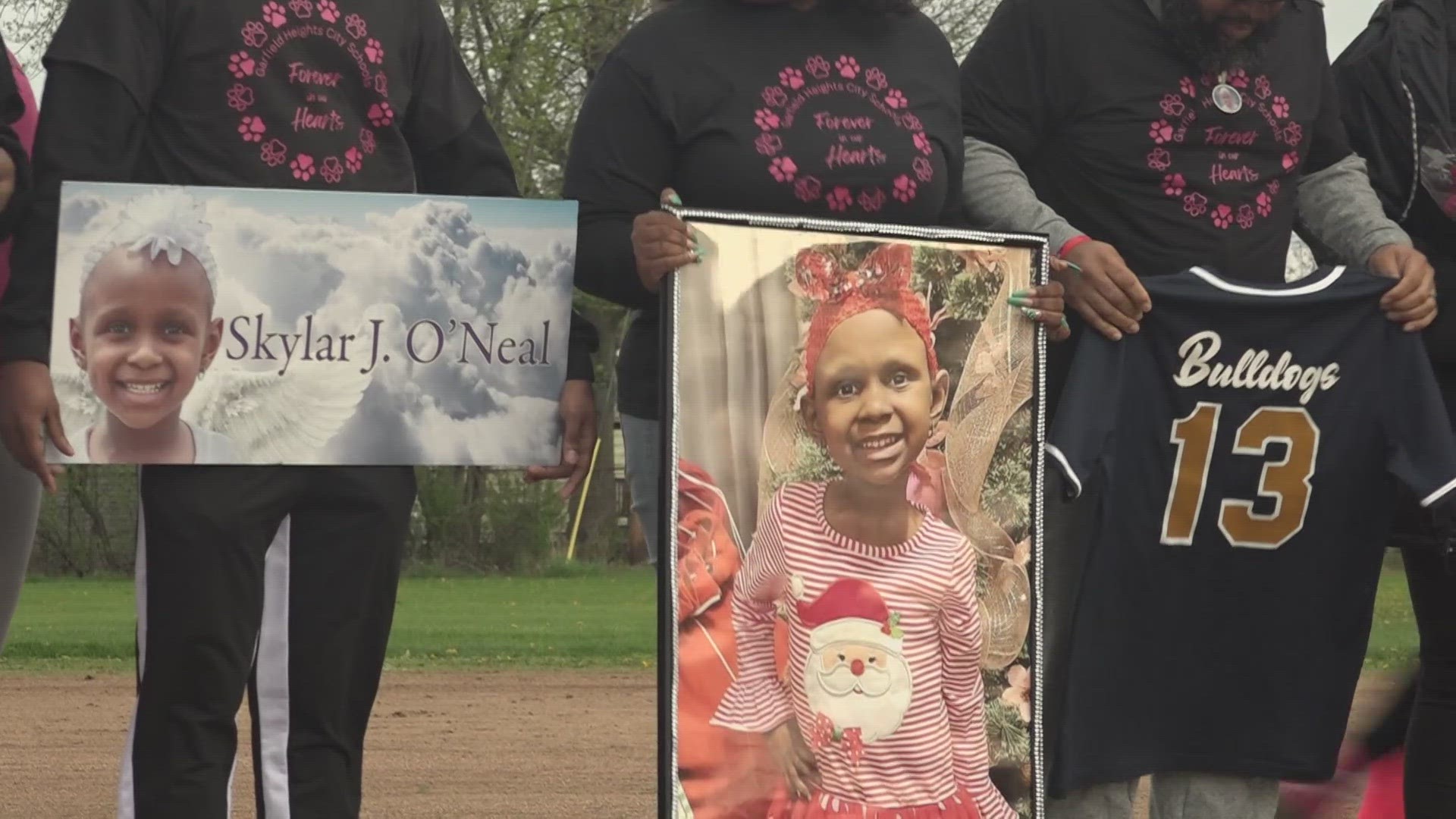 Skylar O'Neal was diagnosed with brain cancer at just 3 years old and passed away surrounded by family.
