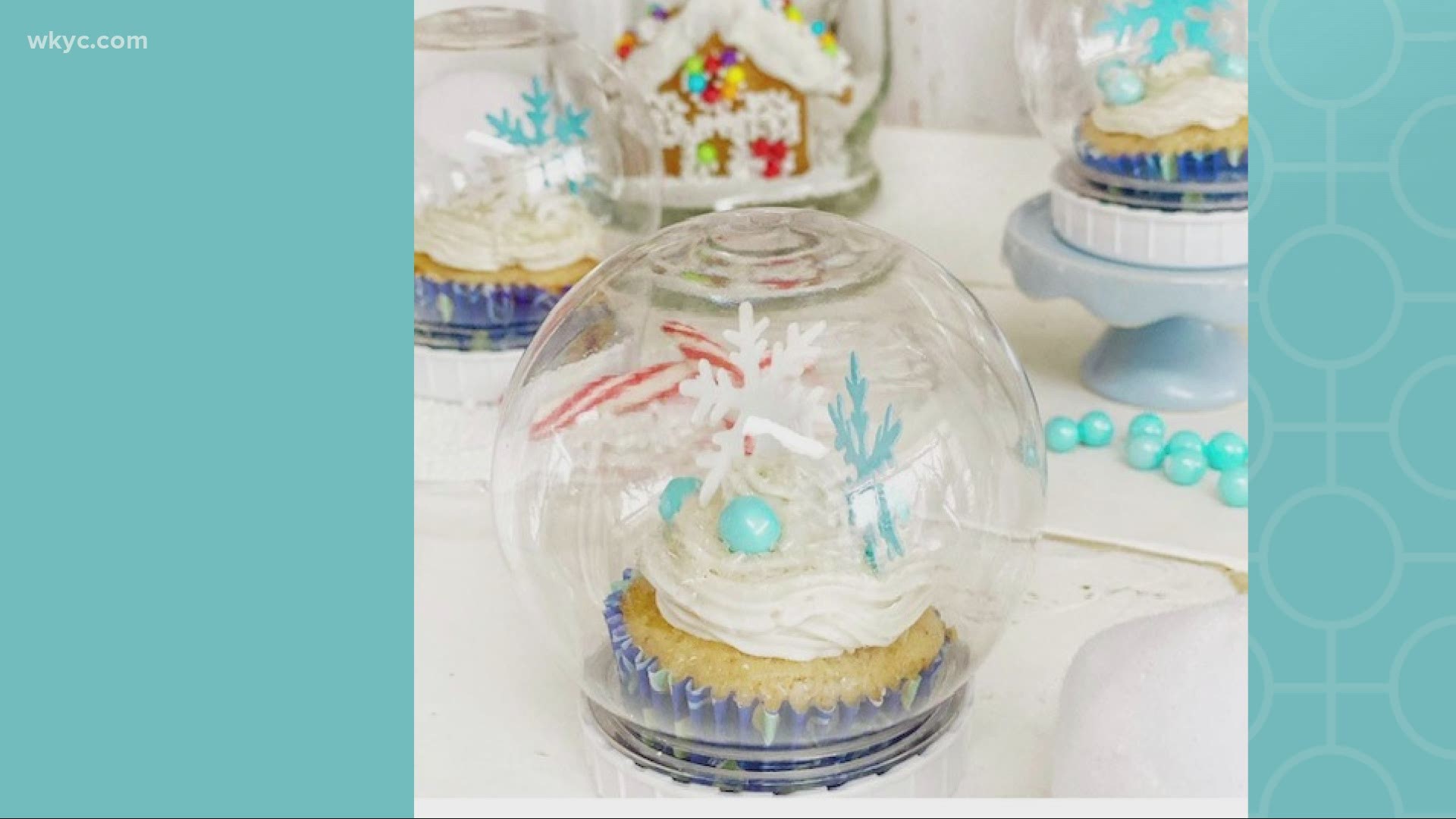 Looking for a fun treat to cook up with your family? Here's a recipe for 'snow globe cupcakes.'
