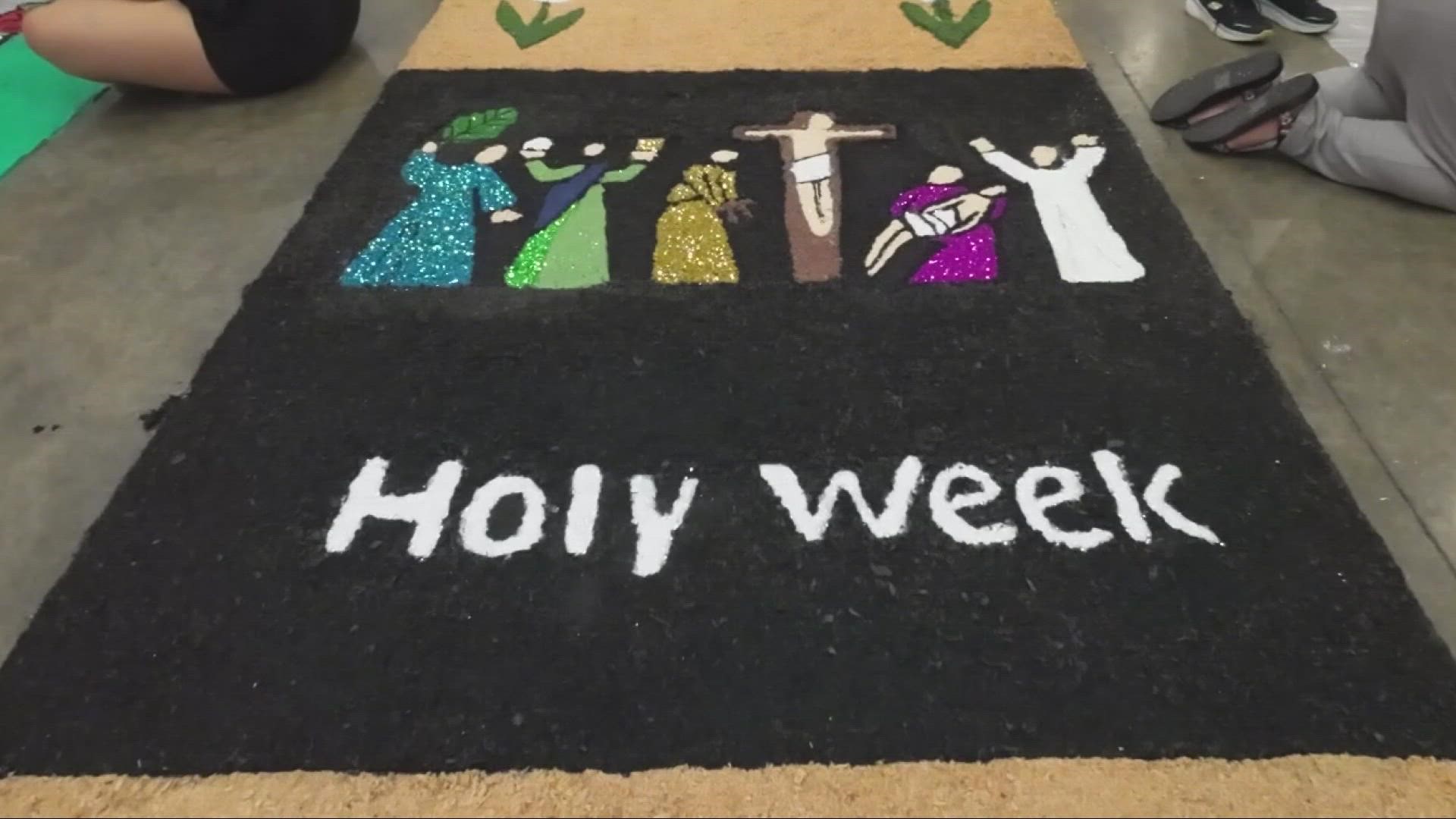 the-meaning-of-sawdust-rugs-during-holy-week-wkyc