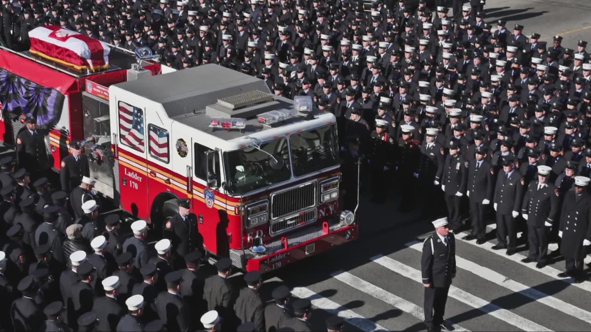 A community prepares to say goodbye to a loved member of the Cleveland Division of Fire